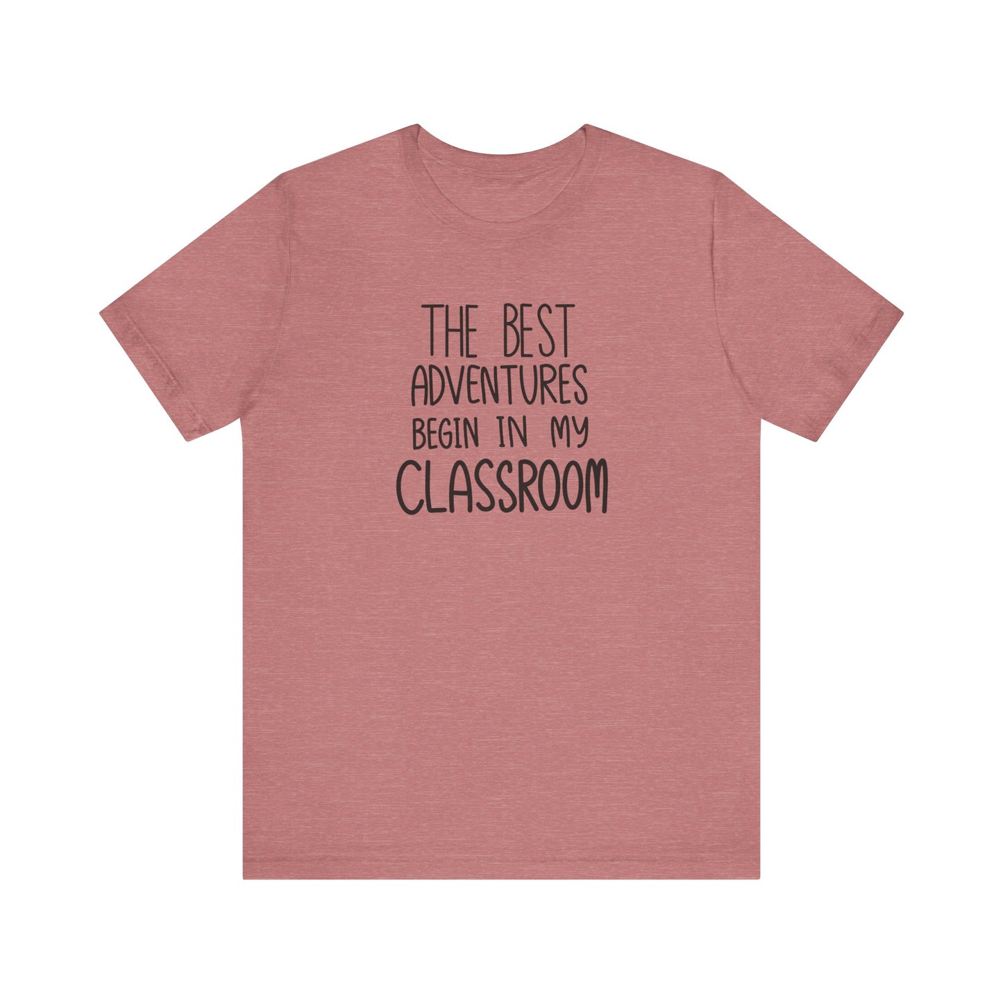 Cute Teacher TShirt Gift, Education Tee, Elementary School Teacher Appreciation, Funny Back To School Shirt, Teacher T-Shirt, Teacher Love T-Shirt Printify Heather Mauve XS
