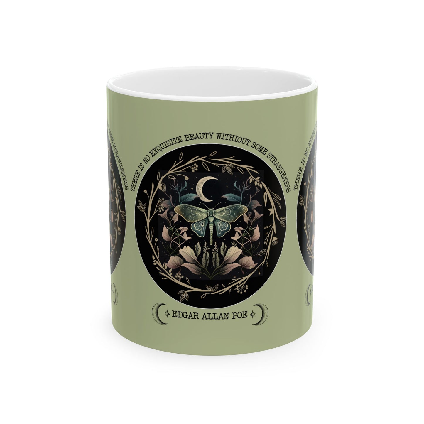 Edgar Allan Poe Coffee Mug Nevermore The Raven Coffee Cup Gift For Book Lover Reader Gifts For Gothic Dark Academia Bookish Birthday Gift Mug Printify 11oz