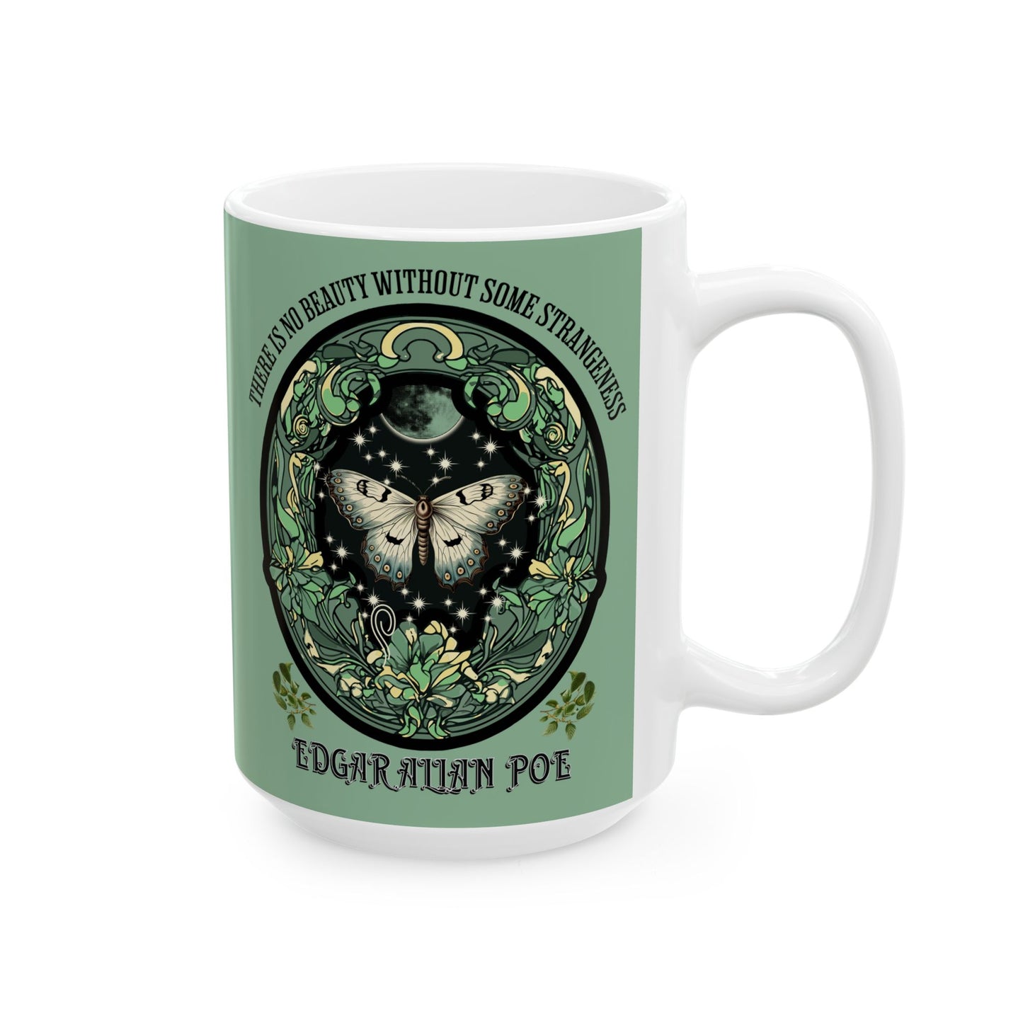 Edgar Allan Poe Coffee Mug Nevermore The Raven Coffee Cup Gift For Book Lover Reader Gifts For Gothic Dark Academia Bookish Birthday Gift Mug Printify