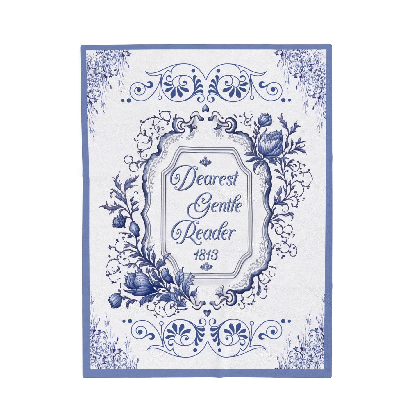 Dearest Gentle Reader Blanket Regency England Ton Society Papers Gift For Bridgeton Fan Historical Drama Romance Reader Gift Bookclub Gift All Over Prints Printify