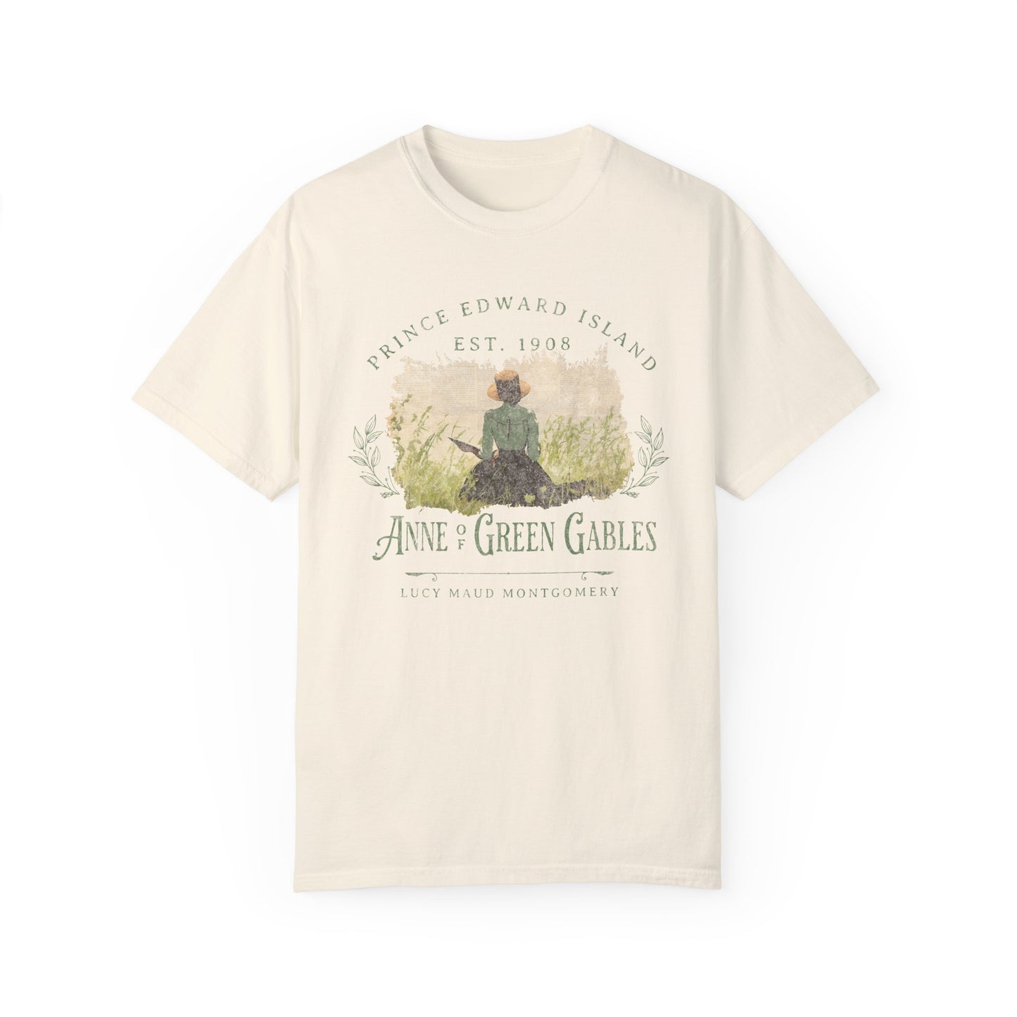 Charming Anne of Green Gables Unisex T-Shirt, Vintage Literary Tee, Gift for Book Lovers, Classic Literature Apparel, Summer Casual Wear T-Shirt Printify Ivory S