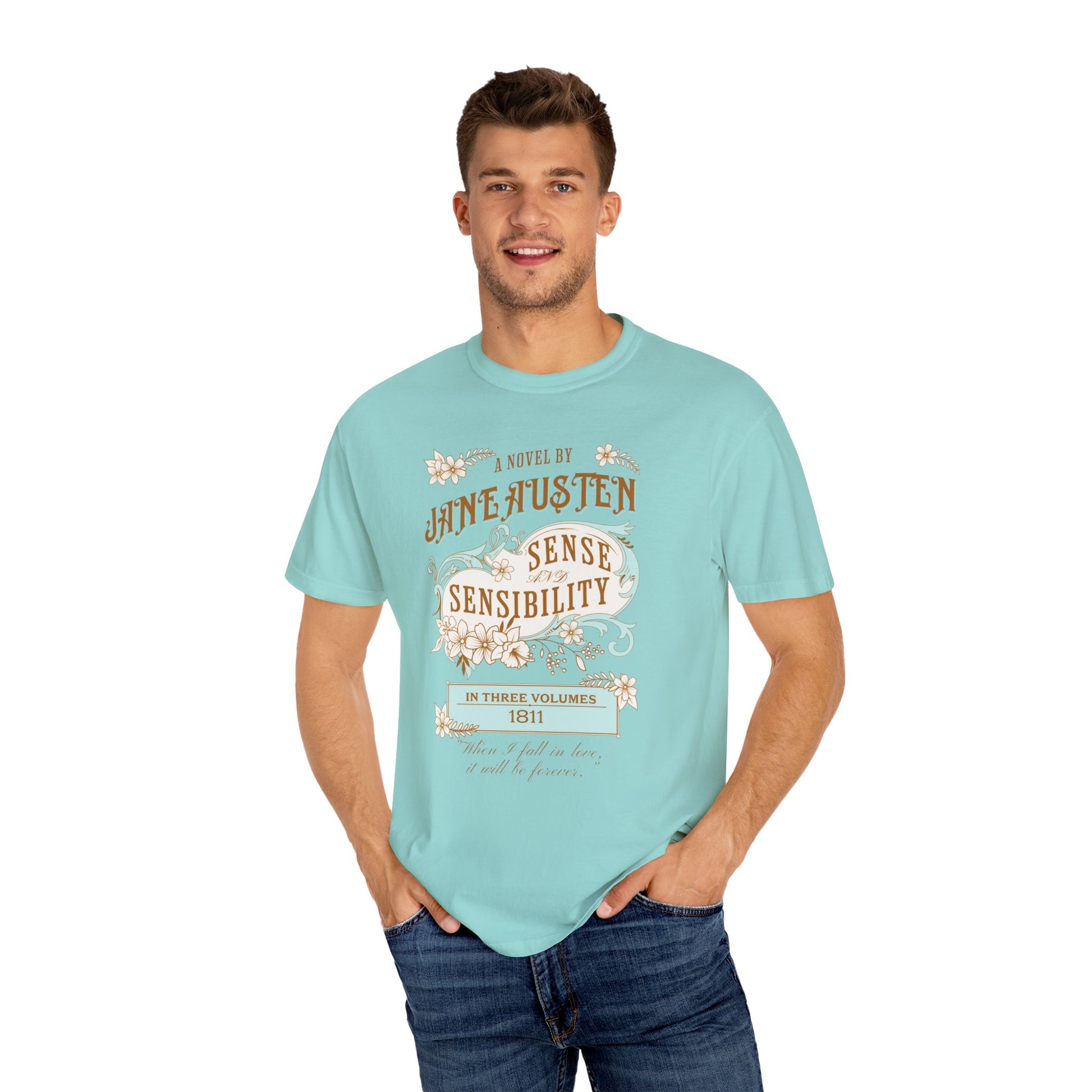 Sense and Sensibility Jane Austen Fan Gift For Historical Romance Reader T-Shirt Printify