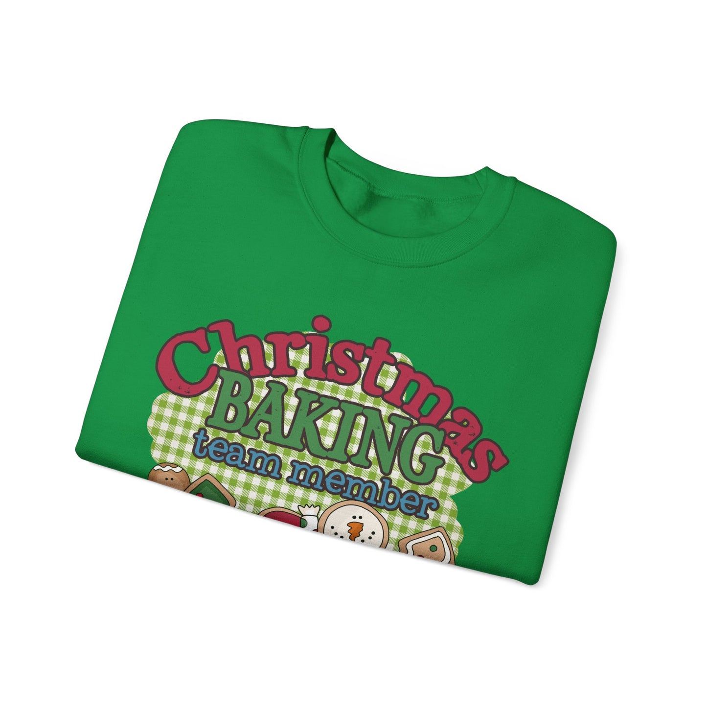 Christmas Baking Team Sweatshirt, Christmas Baking Crew Matching Sweater, Christmas Baking Women's Christmas Shirts, Christmas Cookie Crew Sweatshirt Printify