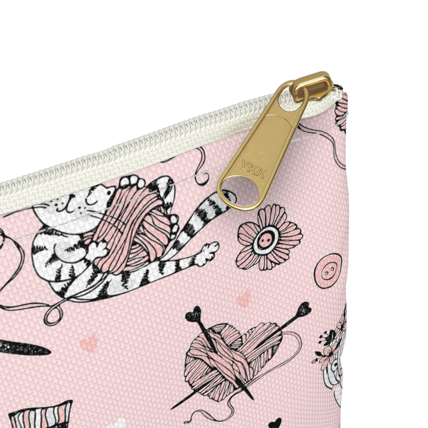 Crochet, Knitting or Crafting Accessory Pouch, Crochet Gift, Knitting Gift, Craft Organization or Storage Bag or Pouch. Bags Printify