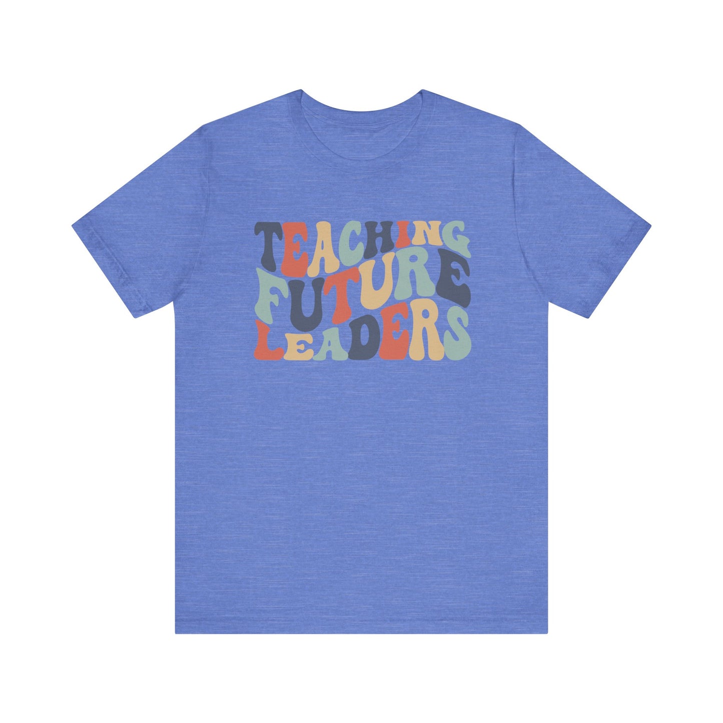 Cute Teacher TShirt Gift, Education Tee, Elementary School Teacher Appreciation, Funny Back To School Shirt, Teacher T-Shirt, Teacher Tee, T-Shirt Printify Heather Columbia Blue XS