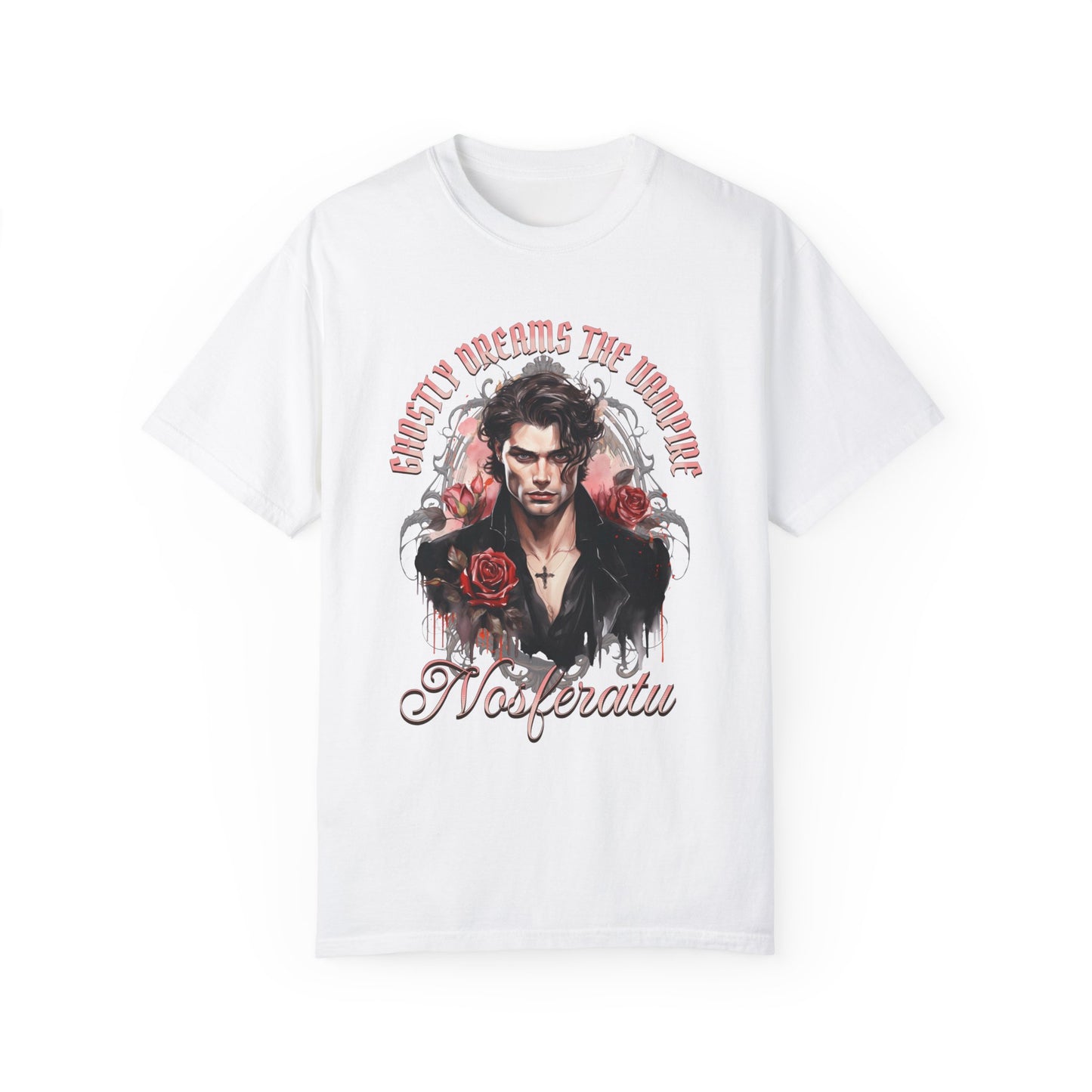 Vampire Nosferatu TShirt Dark Romance Gift For Vampire Lovers Mystic Falls Shirt Halloween Gift For Her Party Paranormal Romance Reader Gift T-Shirt Printify