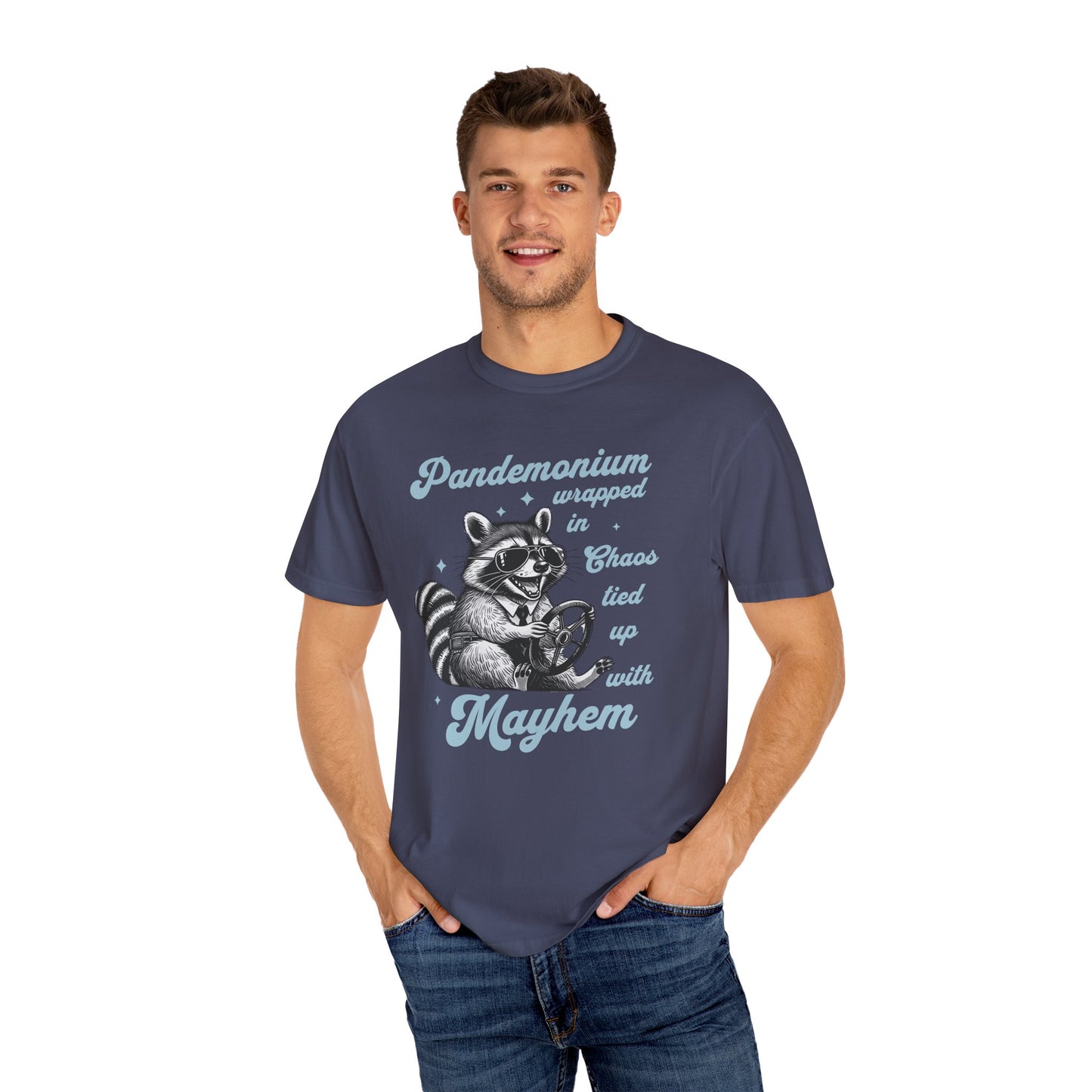 Retro Funny Sarcastic Racoon Lover T-Shirt Trash Panda Funny Animal Lover Shirt Unique Gift for Animal Lovers Viral Trendy Gift For Birthday