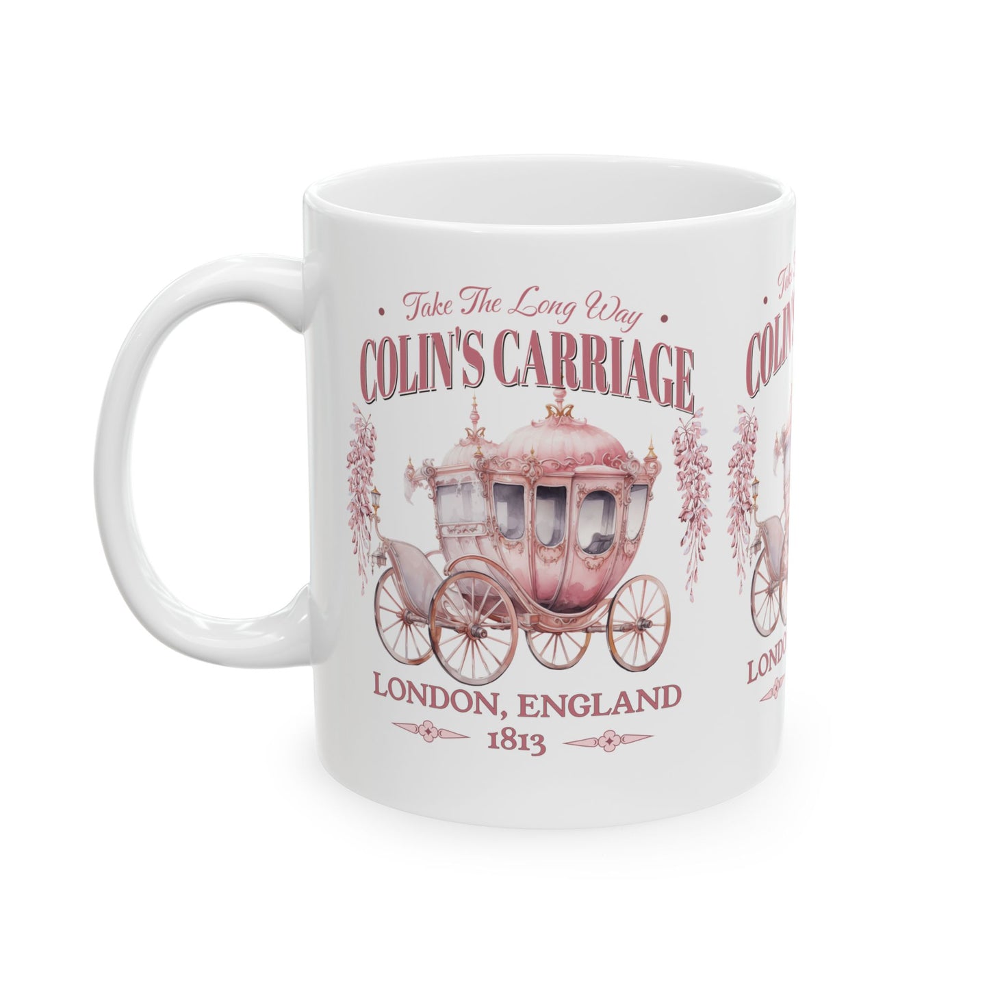 Colins Carriage Club Mug Regency England Ton Society Gift For Bridgeton Fan Historical Drama Penelope Romance Reader Gift Bookclub Gift Mug Printify 11oz