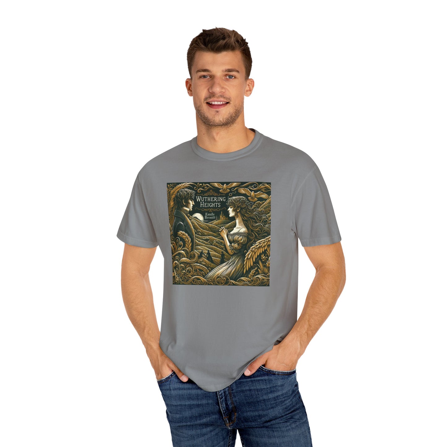 Wuthering Heights T-Shirt Emily Brontë Romantasy Literarure Shirt Bookish Academia Gift For Her Birthday Heathcliffe Bookclub Booknerd Tee