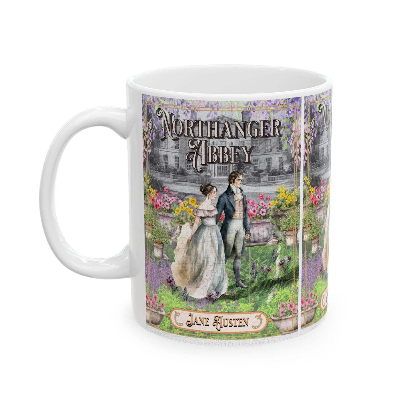 Jane Austen Northanger Abbey Coffee Mug Historical Romance Reader Gift Bookish Literary Birthday Christmas Gift Her Bookclub Gift For BFF Mug Printify