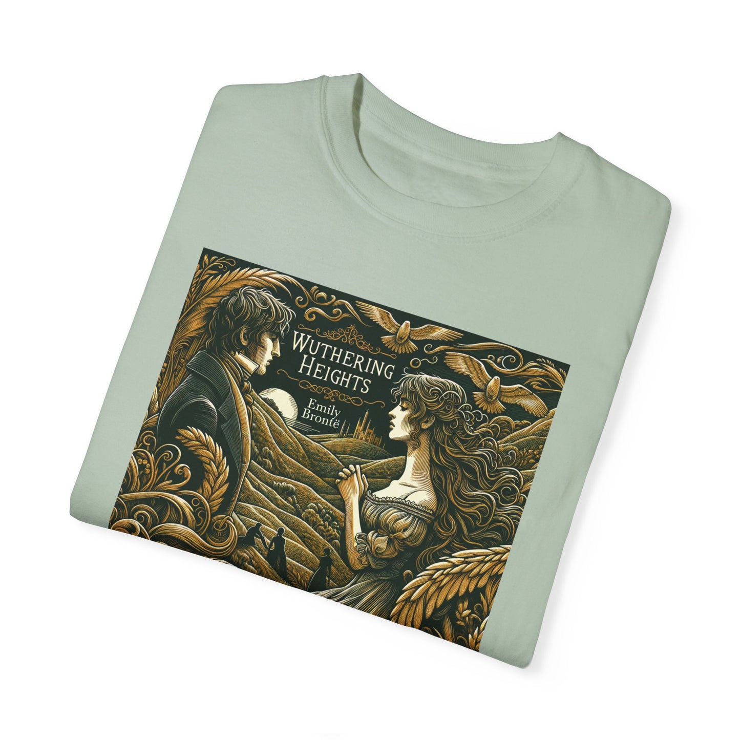 Wuthering Heights T-Shirt Emily Brontë Romantasy Literarure Shirt Bookish Academia Gift For Her Birthday Heathcliffe Bookclub Booknerd Tee