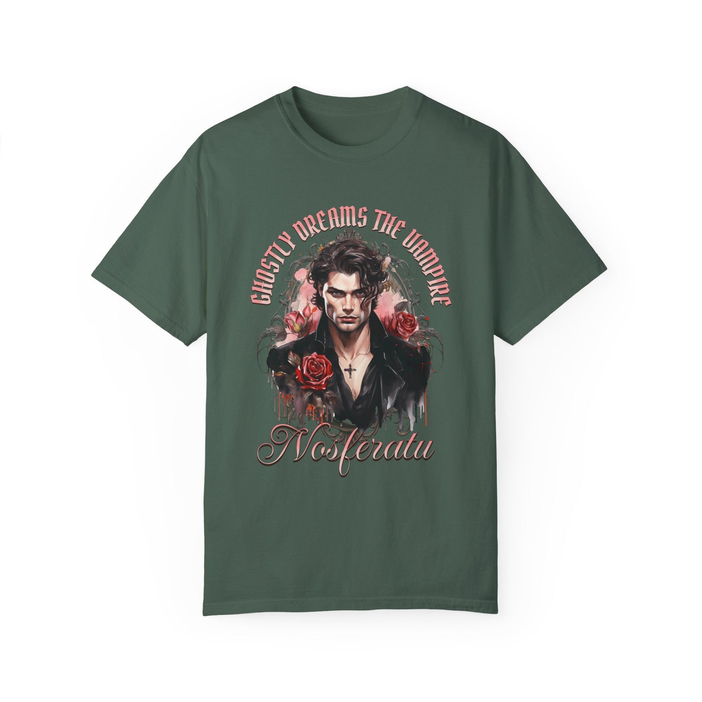Vampire Nosferatu TShirt Dark Romance Gift For Vampire Lovers Mystic Falls Shirt Halloween Gift For Her Party Paranormal Romance Reader Gift T-Shirt Printify