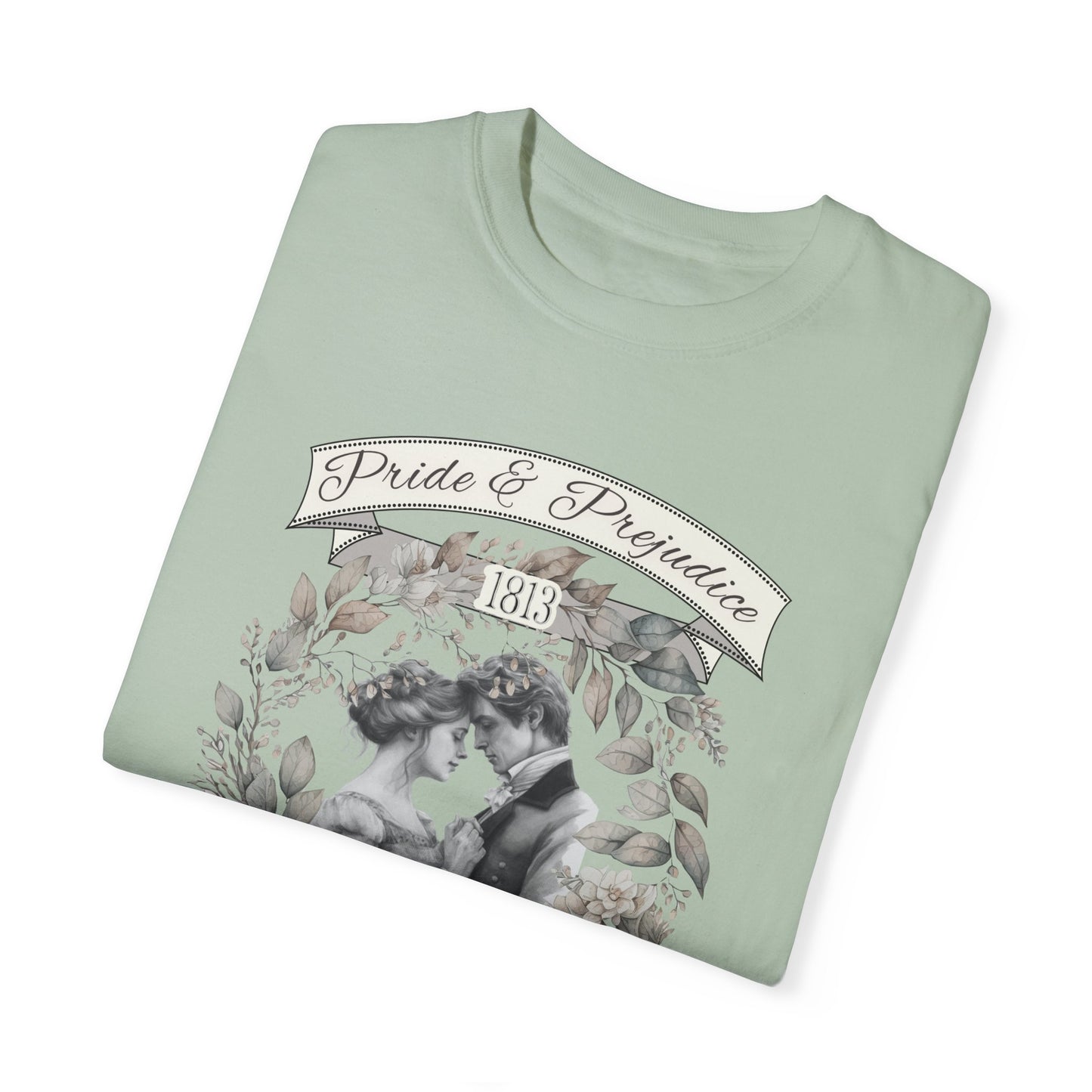 Pride and Prejudice T-Shirt Jane Austen Historical Romance Reader T-Shirt Printify