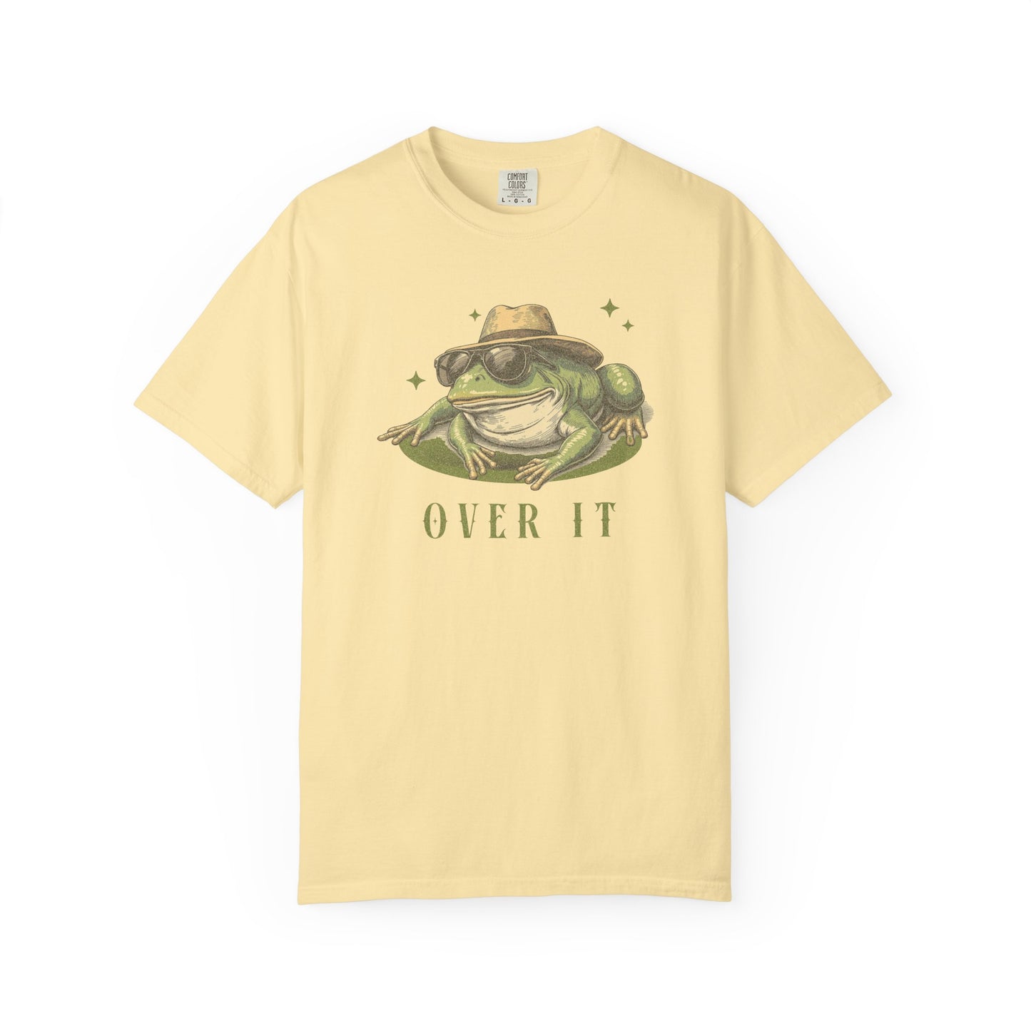 Funny Frog T-Shirt Retro Froggy Meme Shirt Vintage Frog And Toad Aesthetic Frog Lover Gift For Her Over It Vibes Birthday Viral Trendy Shirt T-Shirt Printify Banana S