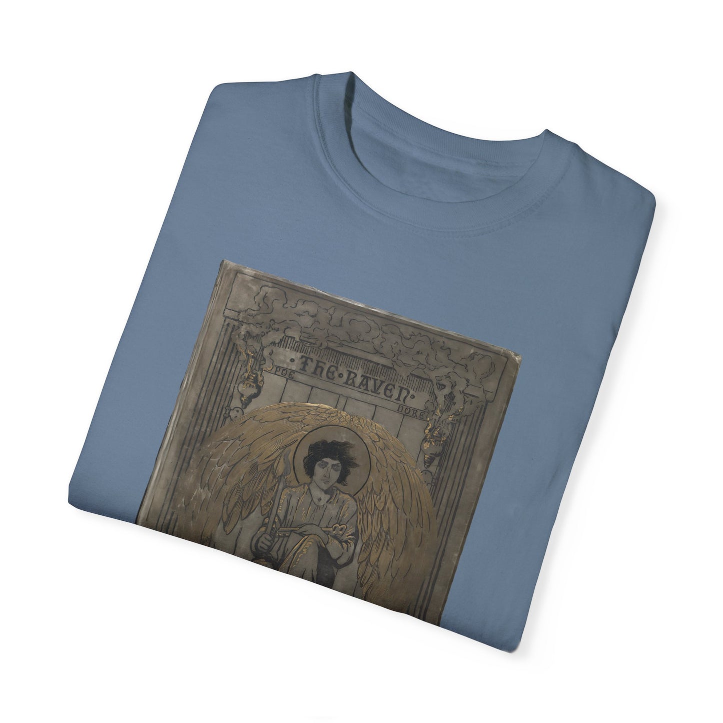 Edgar Allan Poe T-Shirt The Raven First Edition Gift For Poe Lovers Literary Shirt Nevermore Darkness There Gothic Whimsigoth Dark Academia T-Shirt Printify