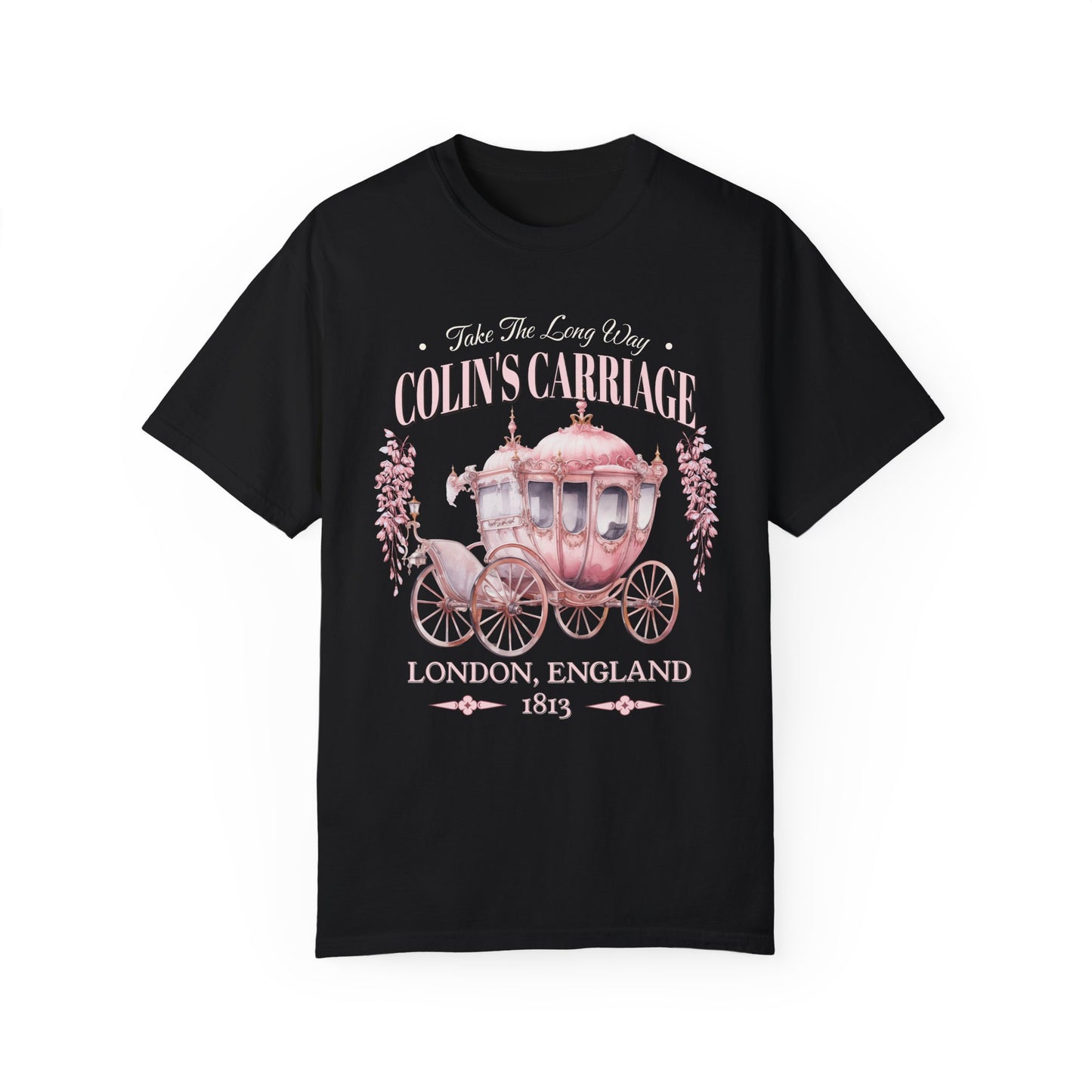 Colins Carriage Club Shirt Regency England Ton Society Gift For Book Lover Fan Historical Drama Penelope Romance Reader Gift Bookclub Gift T-Shirt Printify Black S