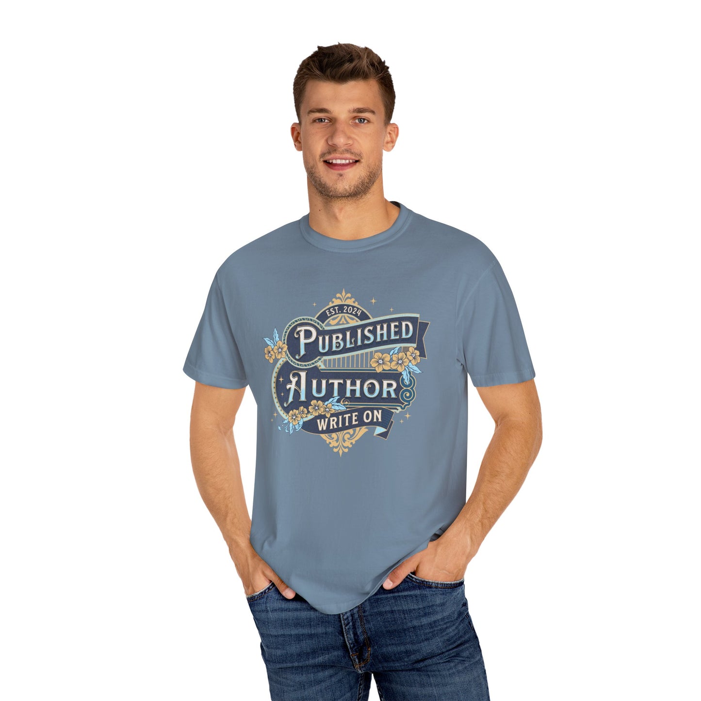 Writer Day T-Shirt Gift For New Published Author Gift For Novel Writer Novelist Gift For Blogger Journalist Gift Birthday Christmas Gift T-Shirt Printify