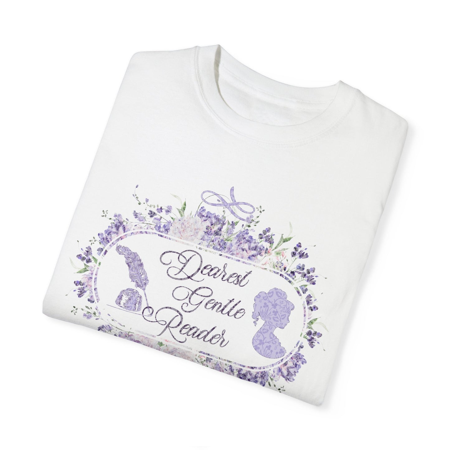 Dearest Gentle Reader Shirt Regency England Ton Society Papers Gift For Bridgerton Fan Historical Drama Romance Reader Gift Bookclub Gift T-Shirt Printify