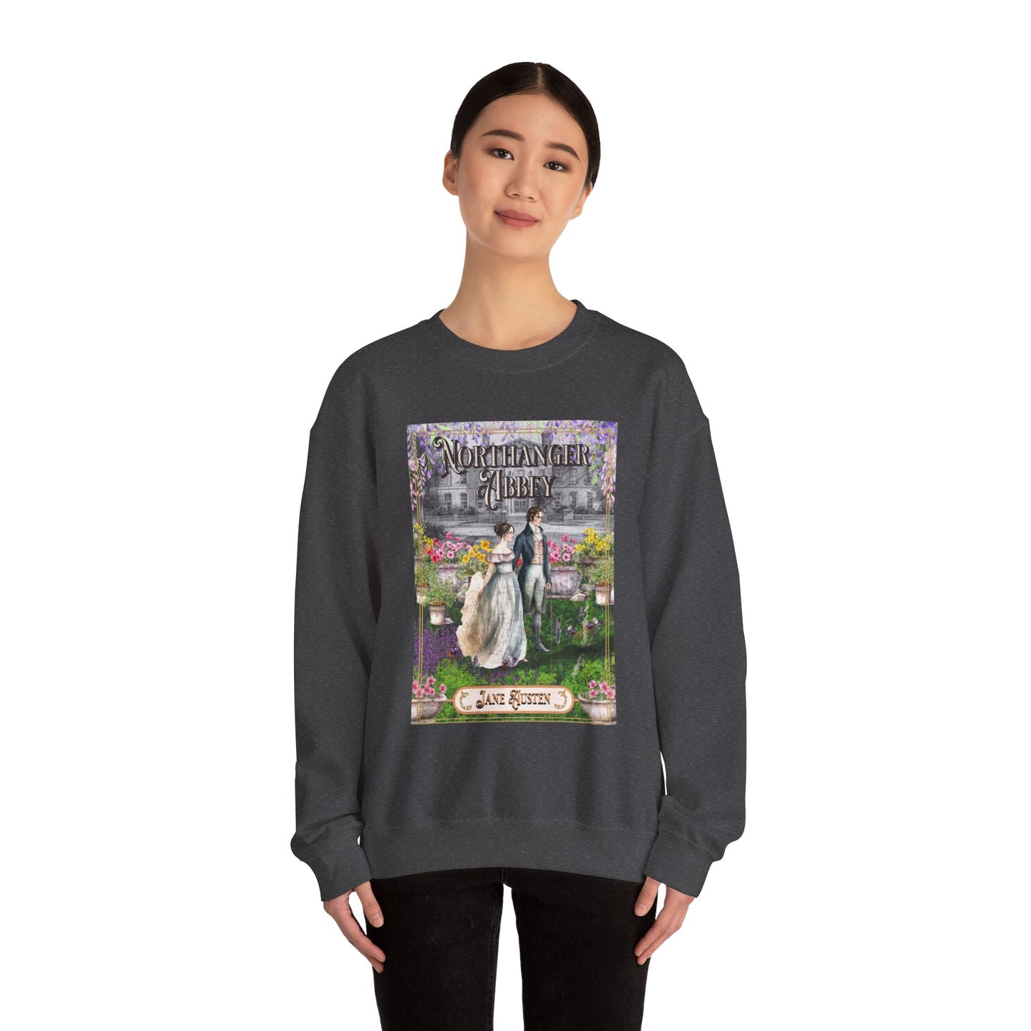 Jane Austen Sweatshirt, Northanger Abbey Historical Romance Sweater, Bookish Literary Jane Austen Fan Art Gift, Gift for Her, Bookclub Shirt Sweatshirt Printify