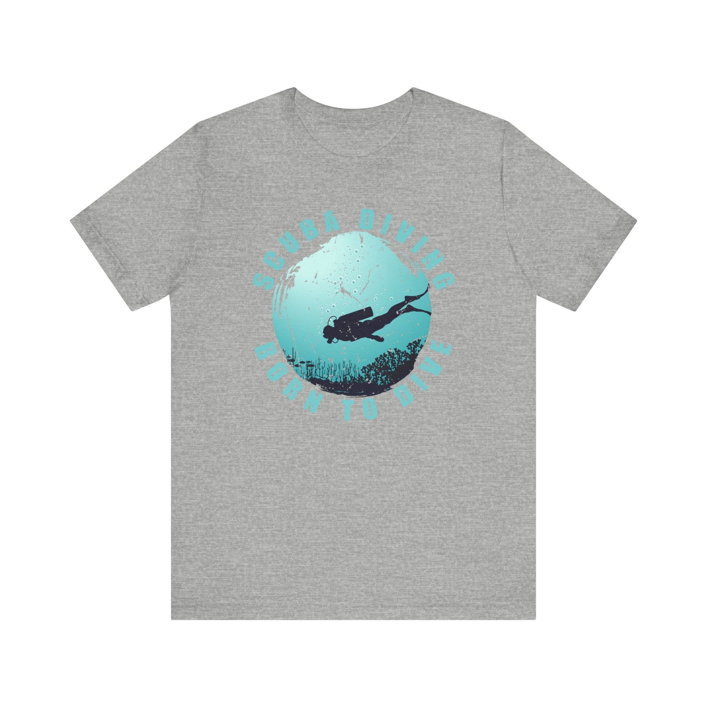 Scuba Diving Gift, Scuba Diving Shirt, Scuba Diver Gift, Diver TShirt, Gifts For Scuba Divers, Ocean Scuba Diving Shirt, Ocean Life Gear T-Shirt Printify Athletic Heather XS