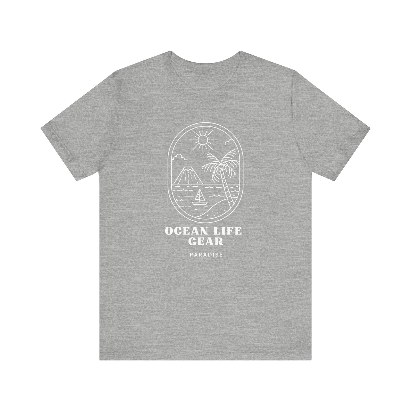 Scuba Diving Gift, Snorkel Tee, Scuba Diving Shirt, Scuba Diver Gift, Ocean Lover TShirt, Gifts For Snorkeler Scuba Divers, Ocean Life T-Shirt Printify Athletic Heather XS