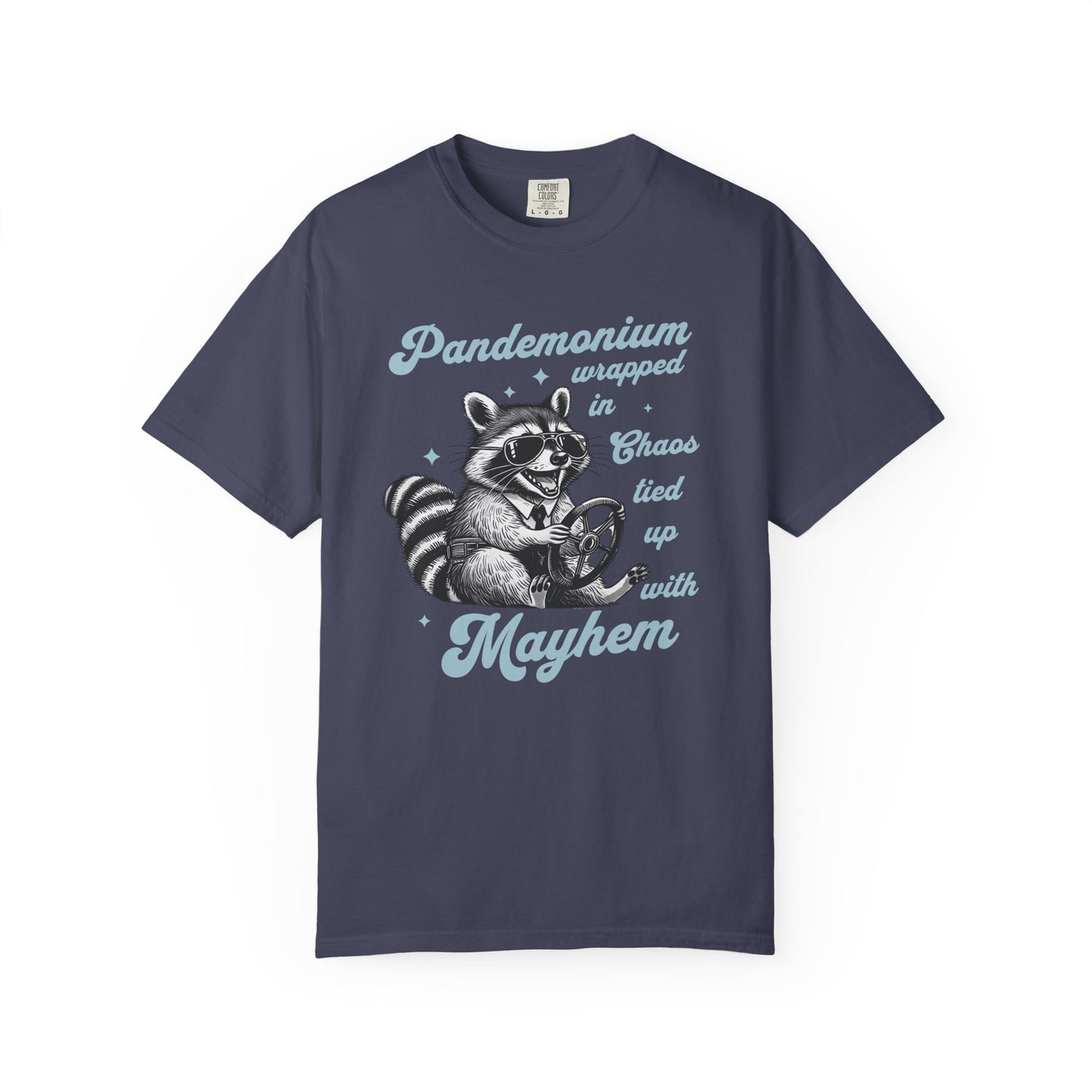 Retro Funny Sarcastic Racoon Lover T-Shirt Trash Panda Funny Animal Lover Shirt Unique Gift for Animal Lovers Viral Trendy Gift For Birthday T-Shirt Printify Denim S