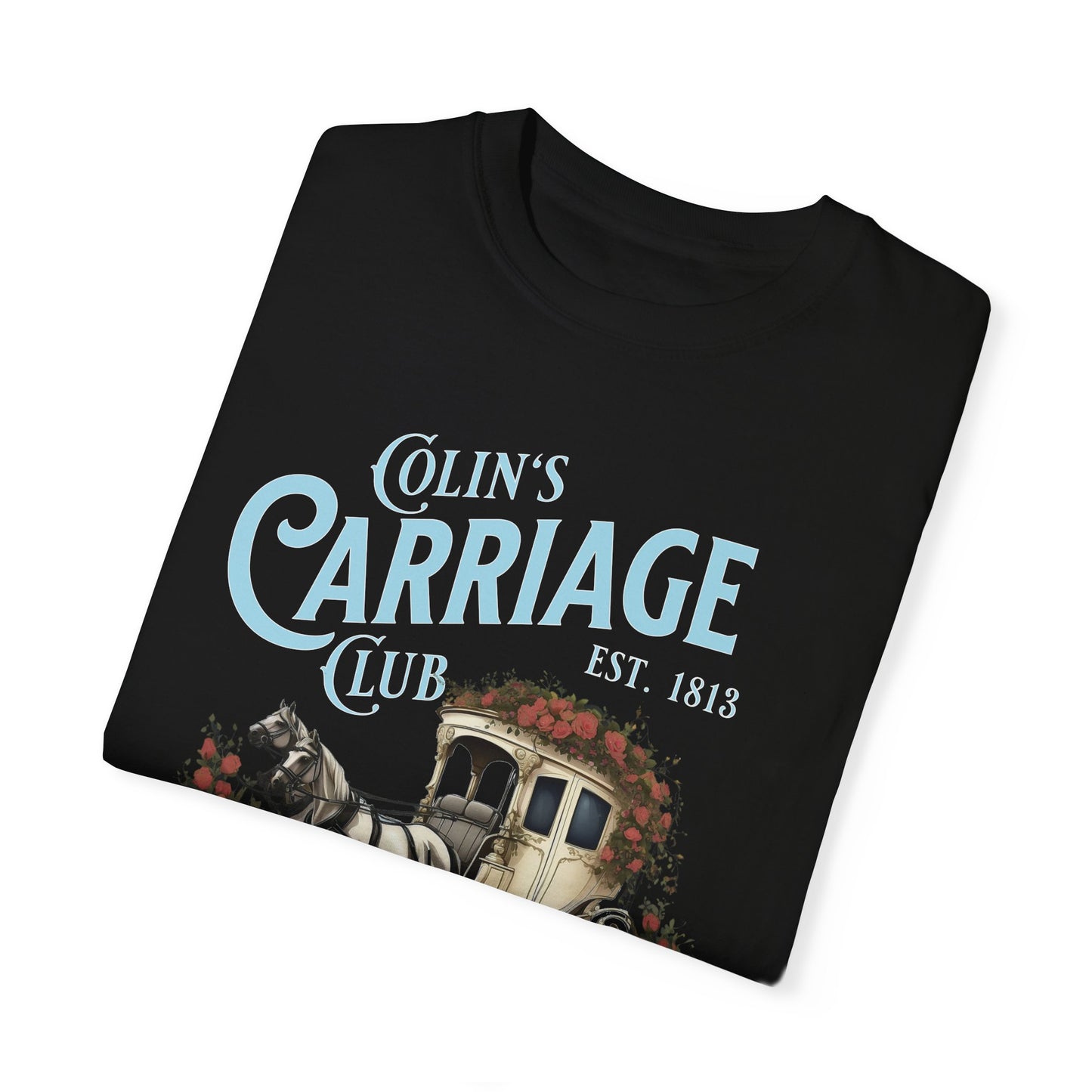 Colins Carriage Club Shirt Regency England Ton Society Gift For Book Lover Fan Historical Drama Penelope Romance Reader Gift Bookclub Gift T-Shirt Printify
