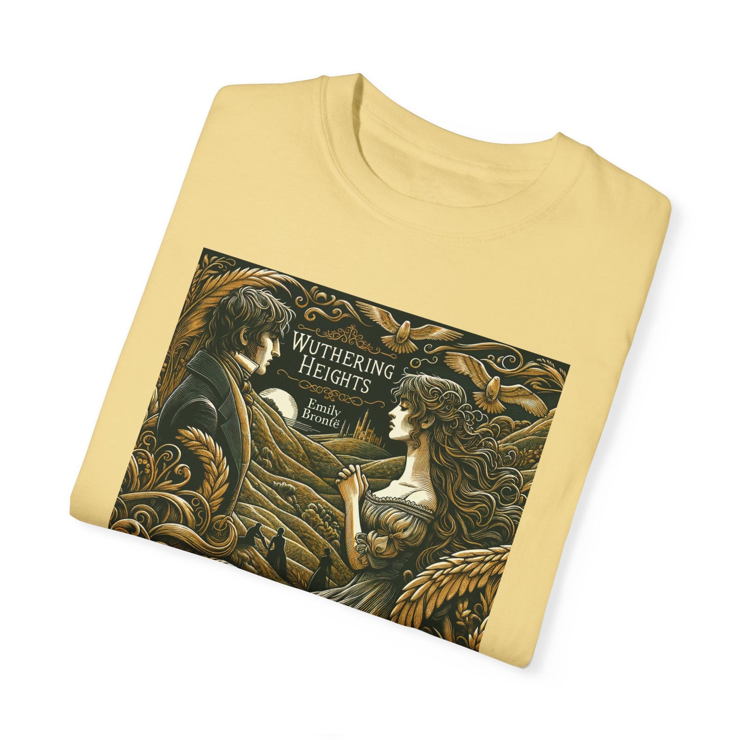 Wuthering Heights T-Shirt Emily Brontë Romantasy Literarure Shirt Bookish Academia Gift For Her Birthday Heathcliffe Bookclub Booknerd Tee