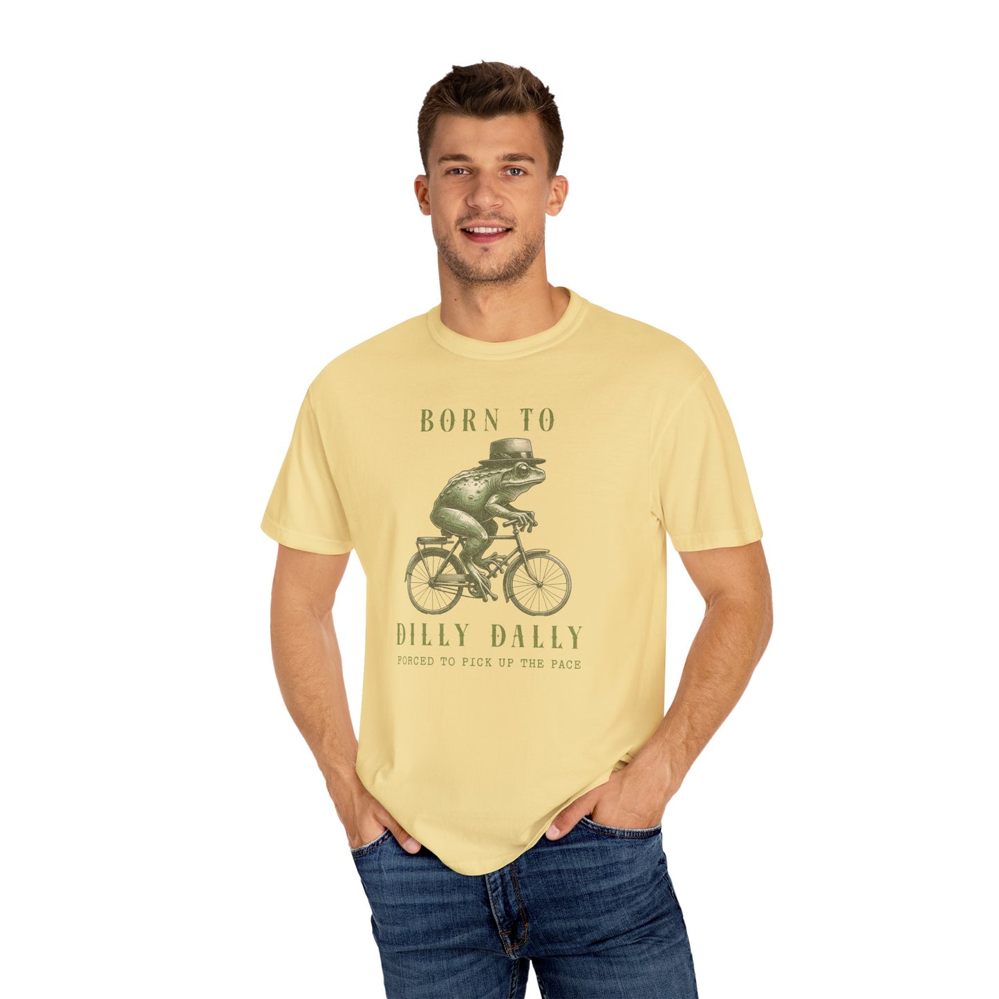 Dilly Dally Funny Frog T-Shirt Retro Froggy Meme Shirt Vintage Frog And Toad Aesthetic Frog Lover Gift For Her Birthday Viral Trendy Shirt T-Shirt Printify