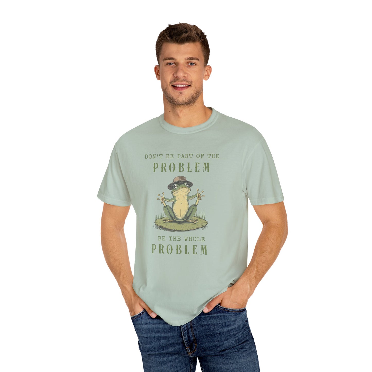 Funny Frog T-Shirt Retro Froggy Meme Shirt Vintage Frog And Toad Aesthetic Frog Lover Gift For Her Calm Vibes Birthday Viral Trendy Shirt T-Shirt Printify