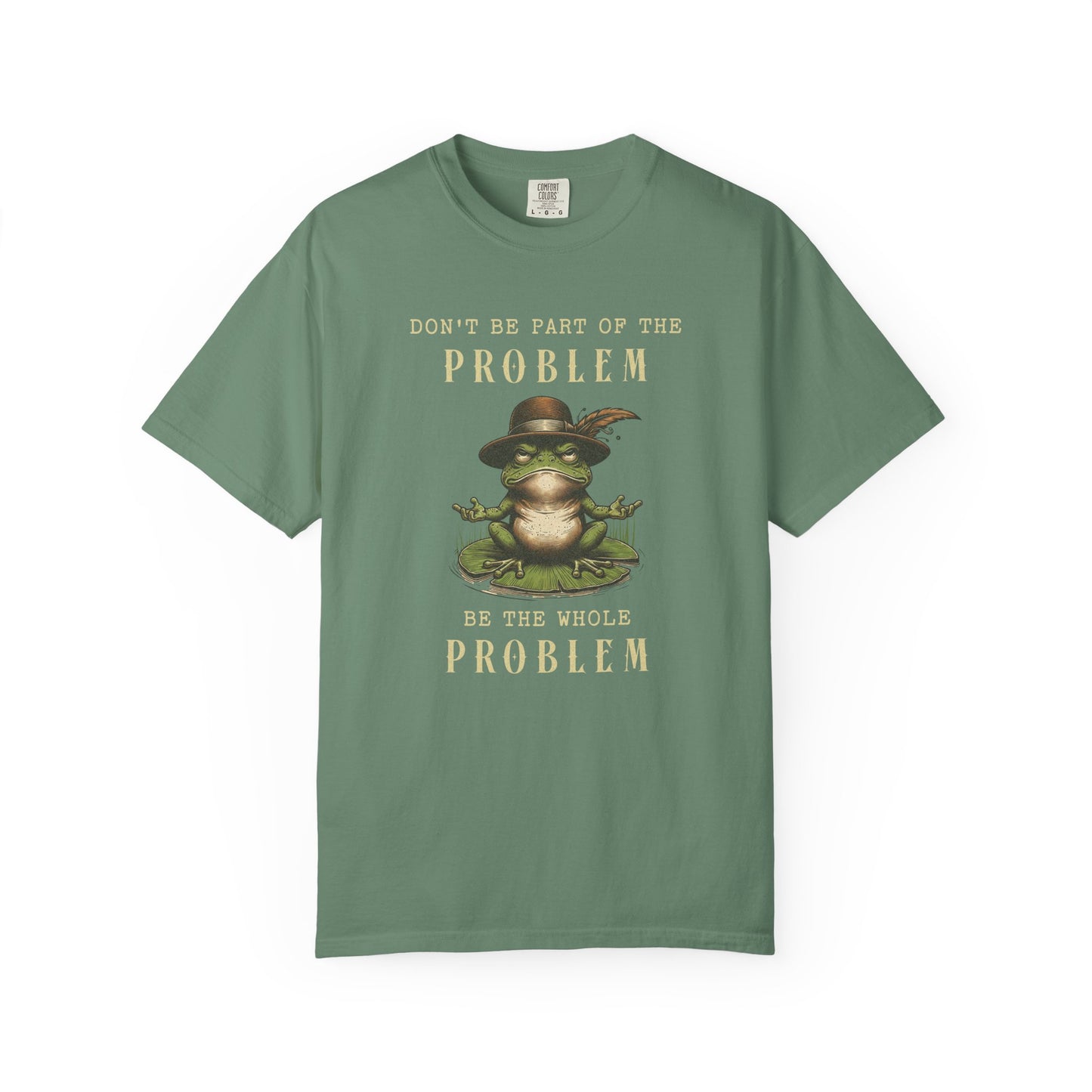 Funny Frog T-Shirt Retro Self Care Froggy Meme Shirt Vintage Frog And Toad Aesthetic Frog Lover Gift For Her Birthday Viral Trendy Shirt T-Shirt Printify Light Green S