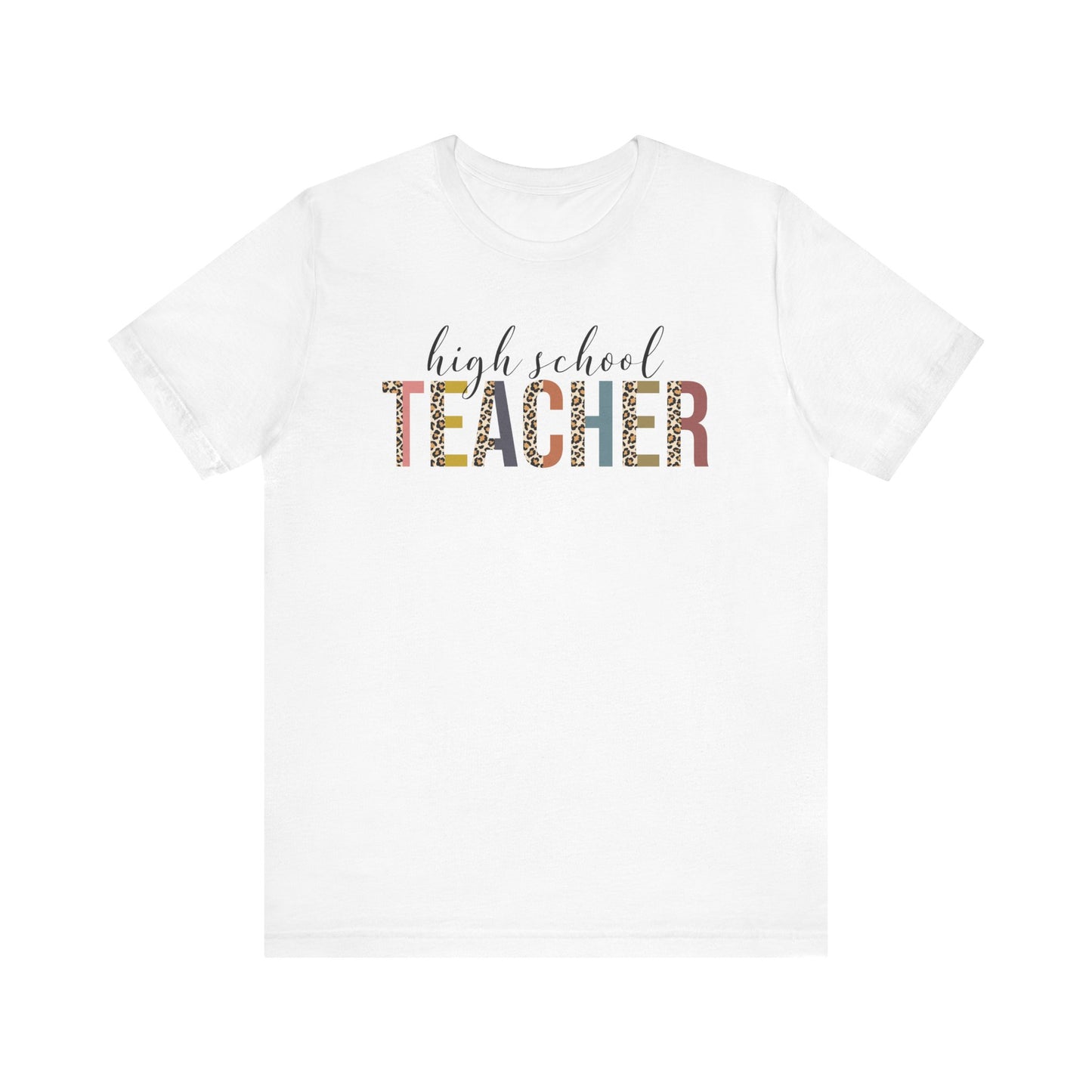 Cute Teacher TShirt Gift, Education Tee, Elementary School Teacher Appreciation, Funny Back To School Shirt, Teacher T-Shirt, Teacher Tee T-Shirt Printify White XS