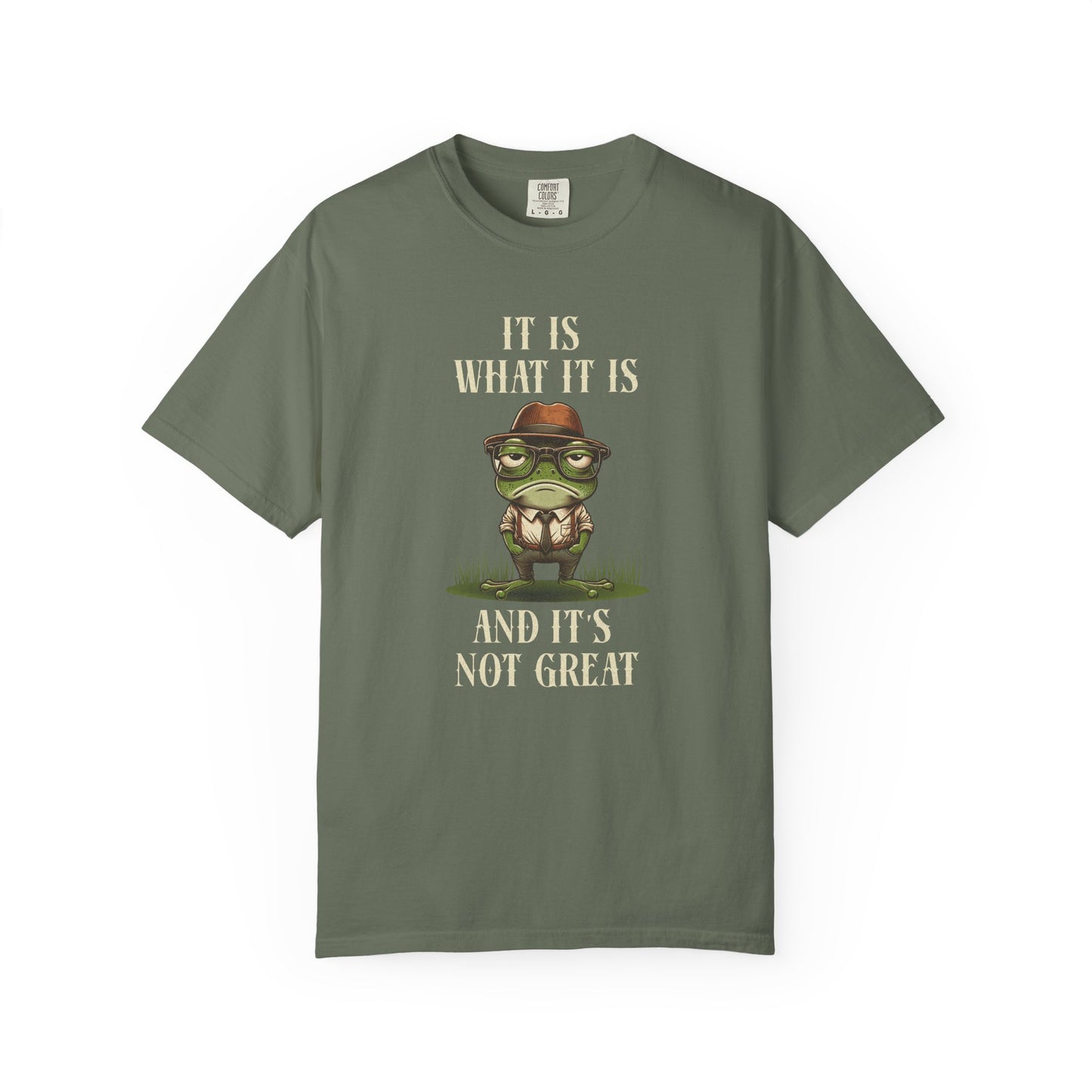 Funny Frog T-Shirt Retro Self Care Froggy Meme Shirt Vintage Frog And Toad Aesthetic Frog Lover Gift For Her Birthday Viral Trendy Shirt T-Shirt Printify Moss S