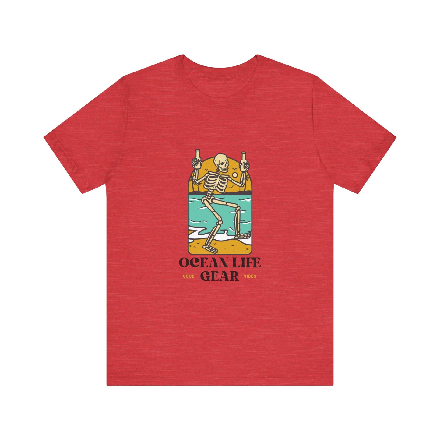 Scuba Diving Gift, Snorkel Tee, Scuba Diving Shirt, Scuba Diver Gift, Ocean Lover TShirt, Gifts For Snorkeler Scuba Divers, Ocean Life Gear T-Shirt Printify Heather Red XS