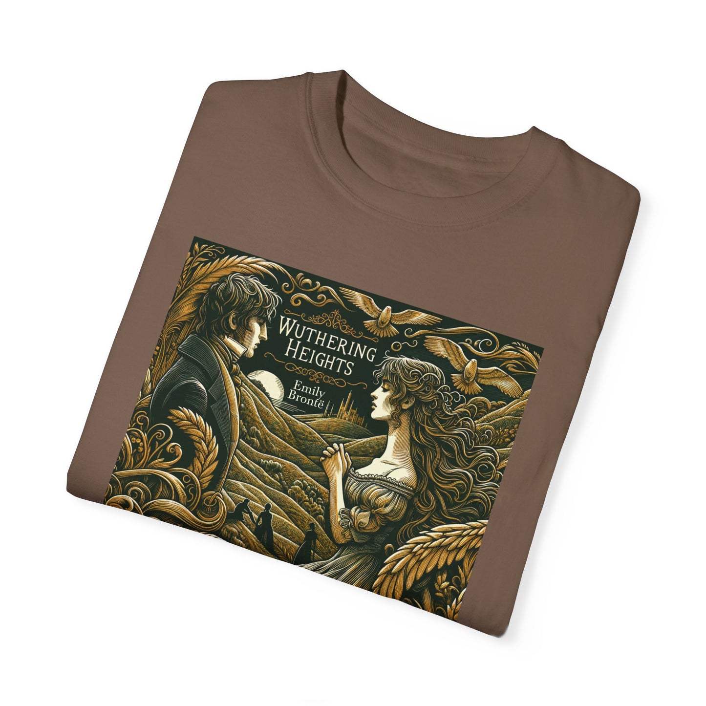 Wuthering Heights T-Shirt Emily Brontë Romantasy Literarure Shirt Bookish Academia Gift For Her Birthday Heathcliffe Bookclub Booknerd Tee