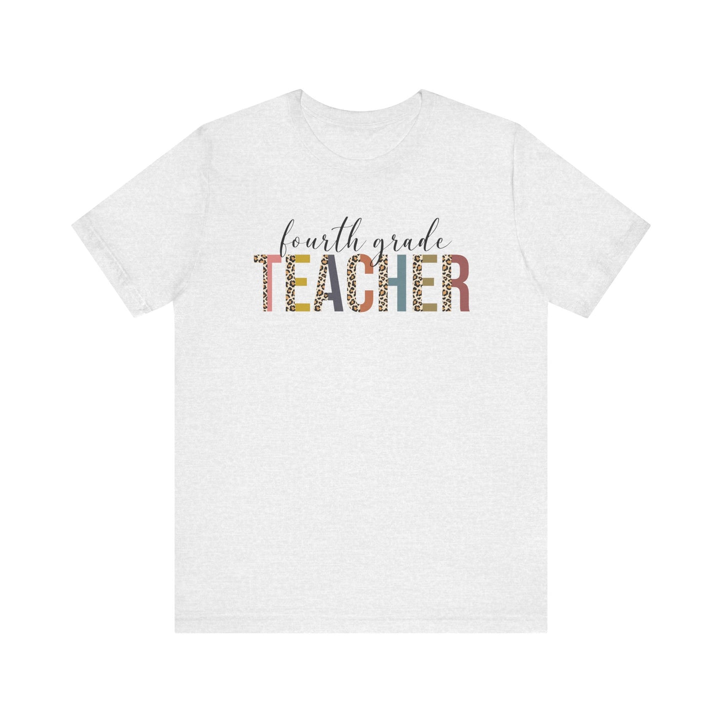 Cute Teacher TShirt Gift, Education Tee, Elementary School Teacher Appreciation, Funny Back To School Shirt, Teacher T-Shirt, Teacher Tee T-Shirt Printify Ash XS