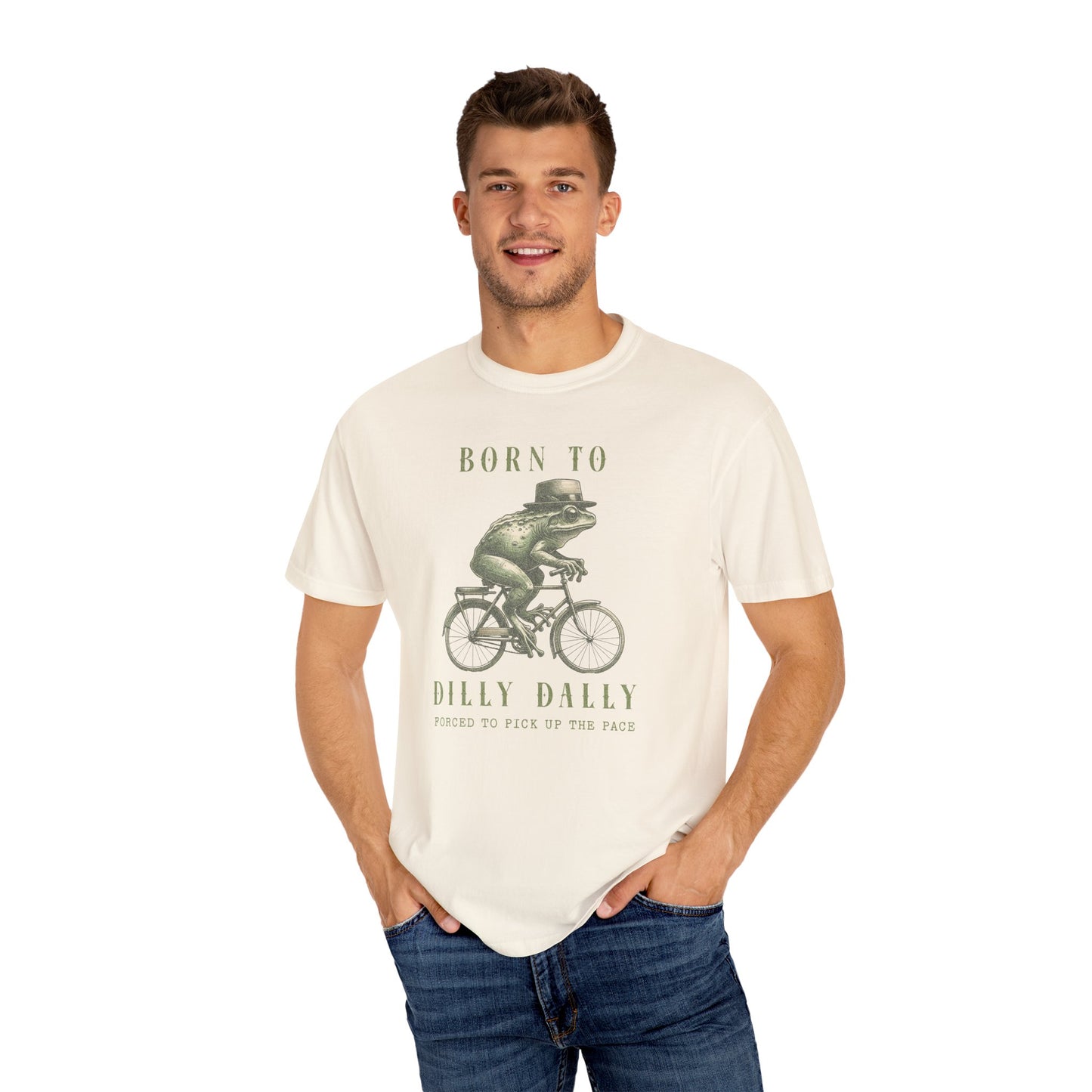 Dilly Dally Funny Frog T-Shirt Retro Froggy Meme Shirt Vintage Frog And Toad Aesthetic Frog Lover Gift For Her Birthday Viral Trendy Shirt T-Shirt Printify