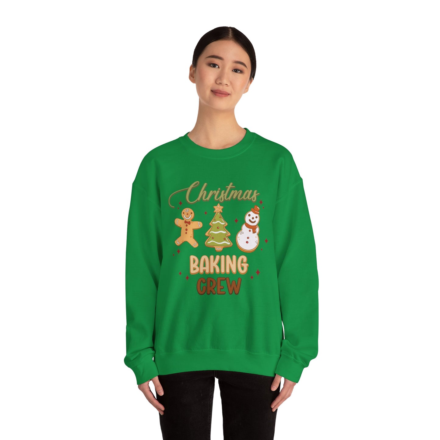 Christmas Baking Crew Sweatshirt, Christmas Baking Team Matching Sweater, Christmas Baking Women's Christmas Shirts, Christmas Cookie Crew Sweatshirt Printify