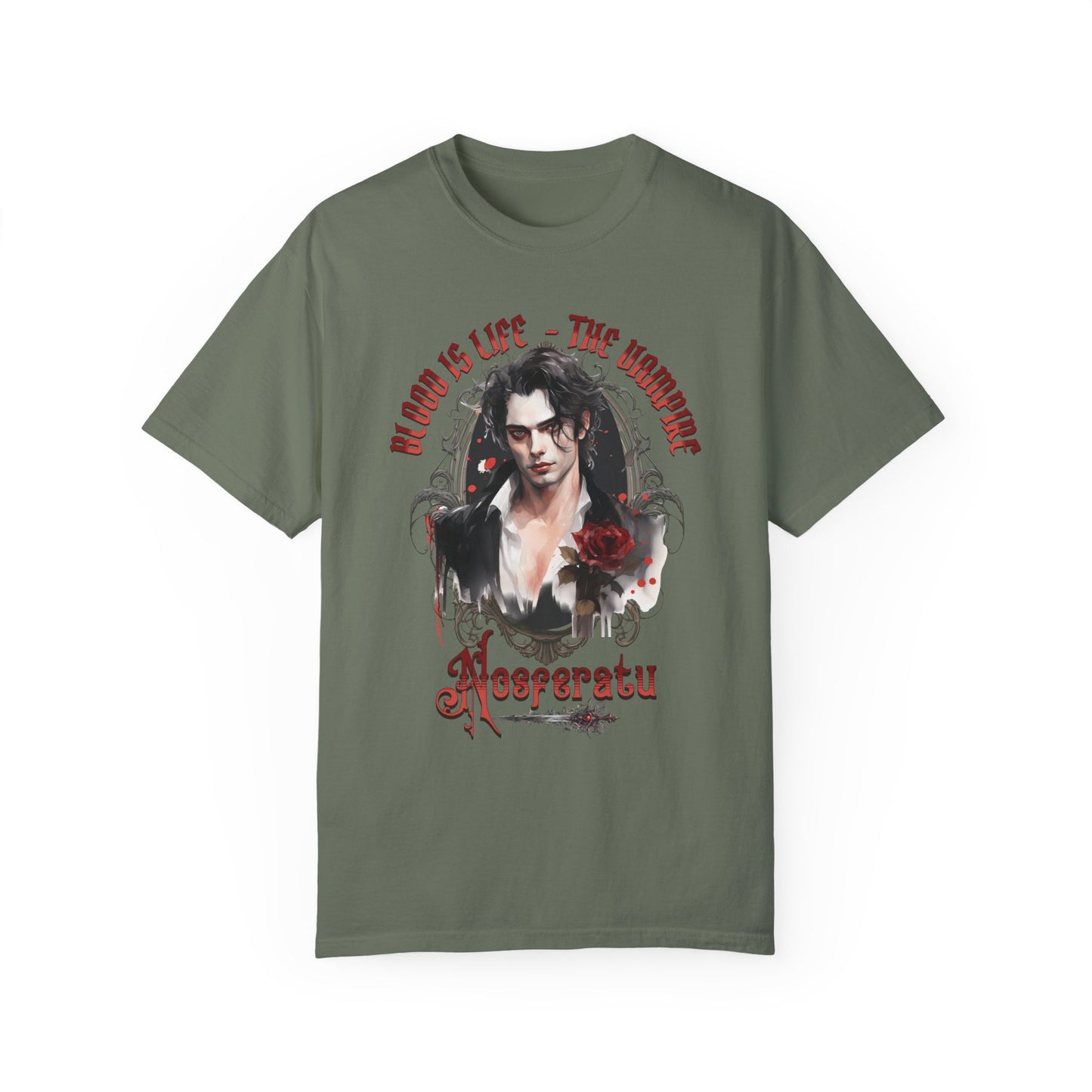 Vampire Nosferatu TShirt Dark Romance Gift For Vampire Lovers Mystic Falls Shirt Halloween Gift For Her Party Paranormal Romance Reader Gift T-Shirt Printify