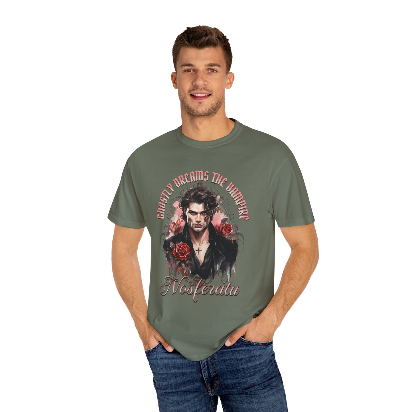 Vampire Nosferatu TShirt Dark Romance Gift For Vampire Lovers Mystic Falls Shirt Halloween Gift For Her Party Paranormal Romance Reader Gift T-Shirt Printify