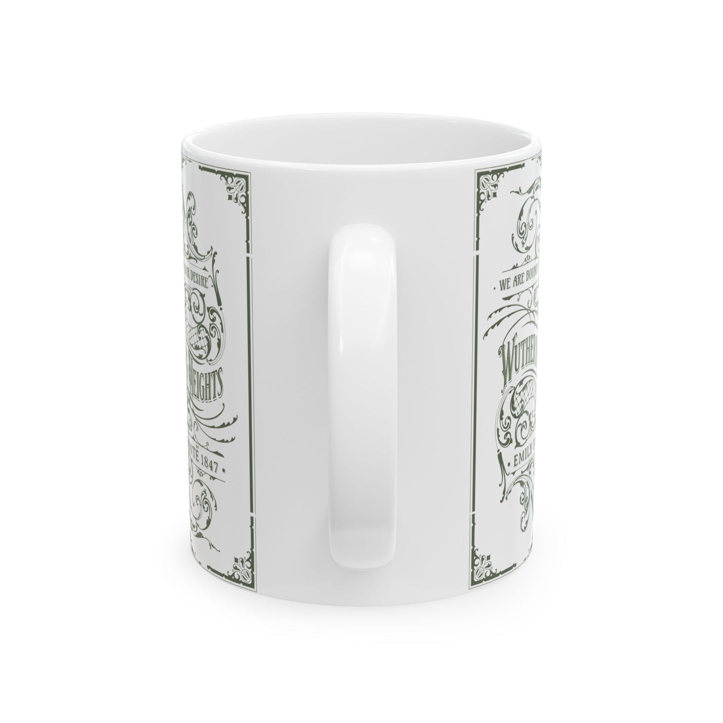Wuthering Heights Coffee Mug Emily Brontë Historical Romance Reader Gift For BFF Bookish Literary Gift, Heathcliffe Catherine Bookclub Gift Mug Printify
