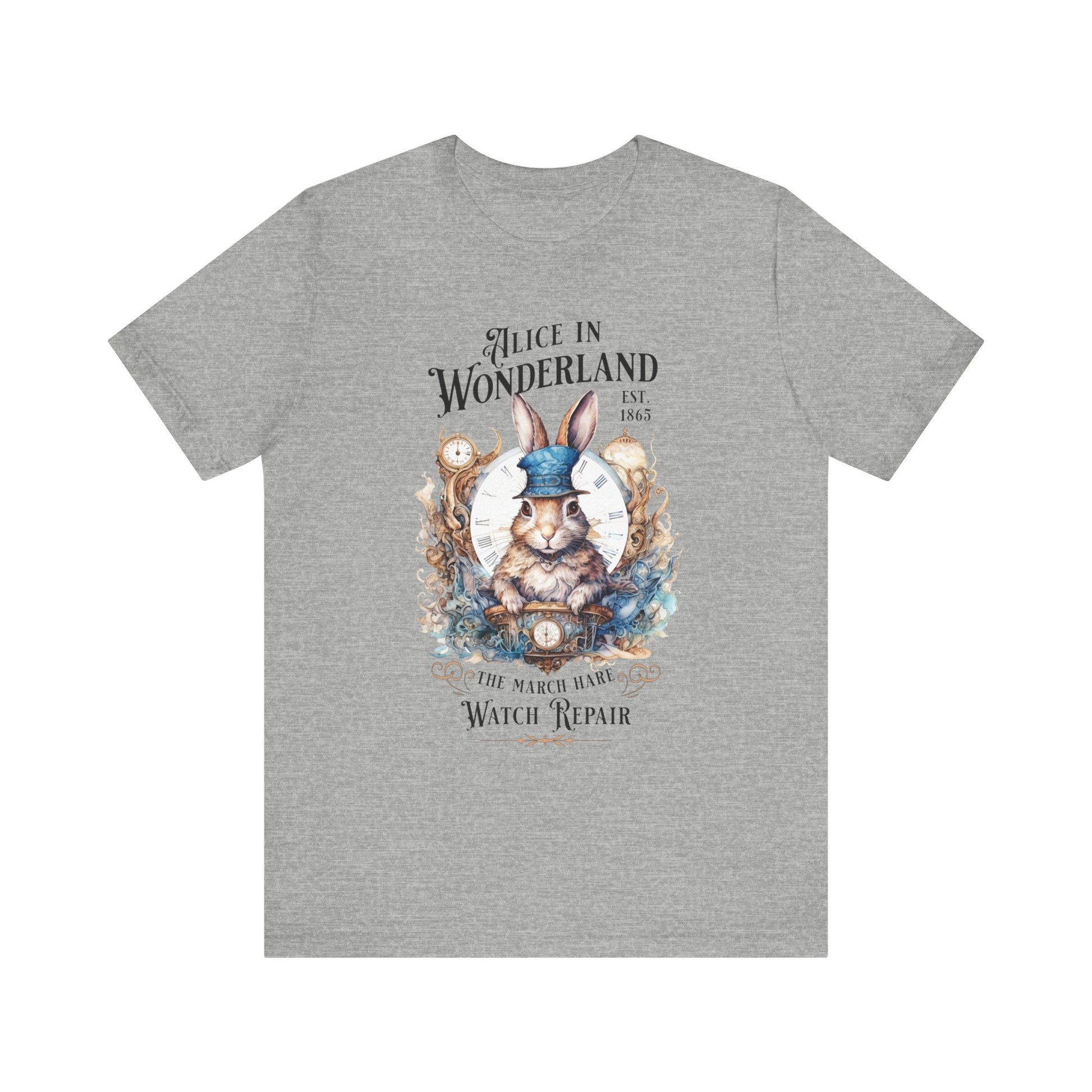 3001 Unisex Jersey Short Sleeve Tee Alice in Wonderland T-Shirt Printify Athletic Heather S