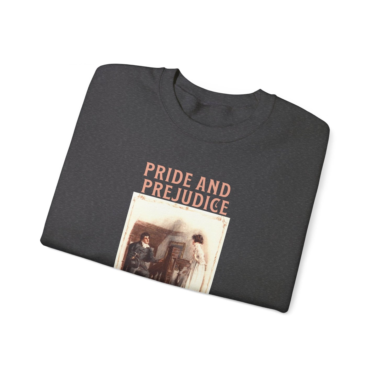 Jane Austen Sweatshirt, Pride & Prejudice Historical Romance Sweater, Bookish Literary Jane Austen Fan Art, Gift for Her, Bookclub Shirt Sweatshirt Printify