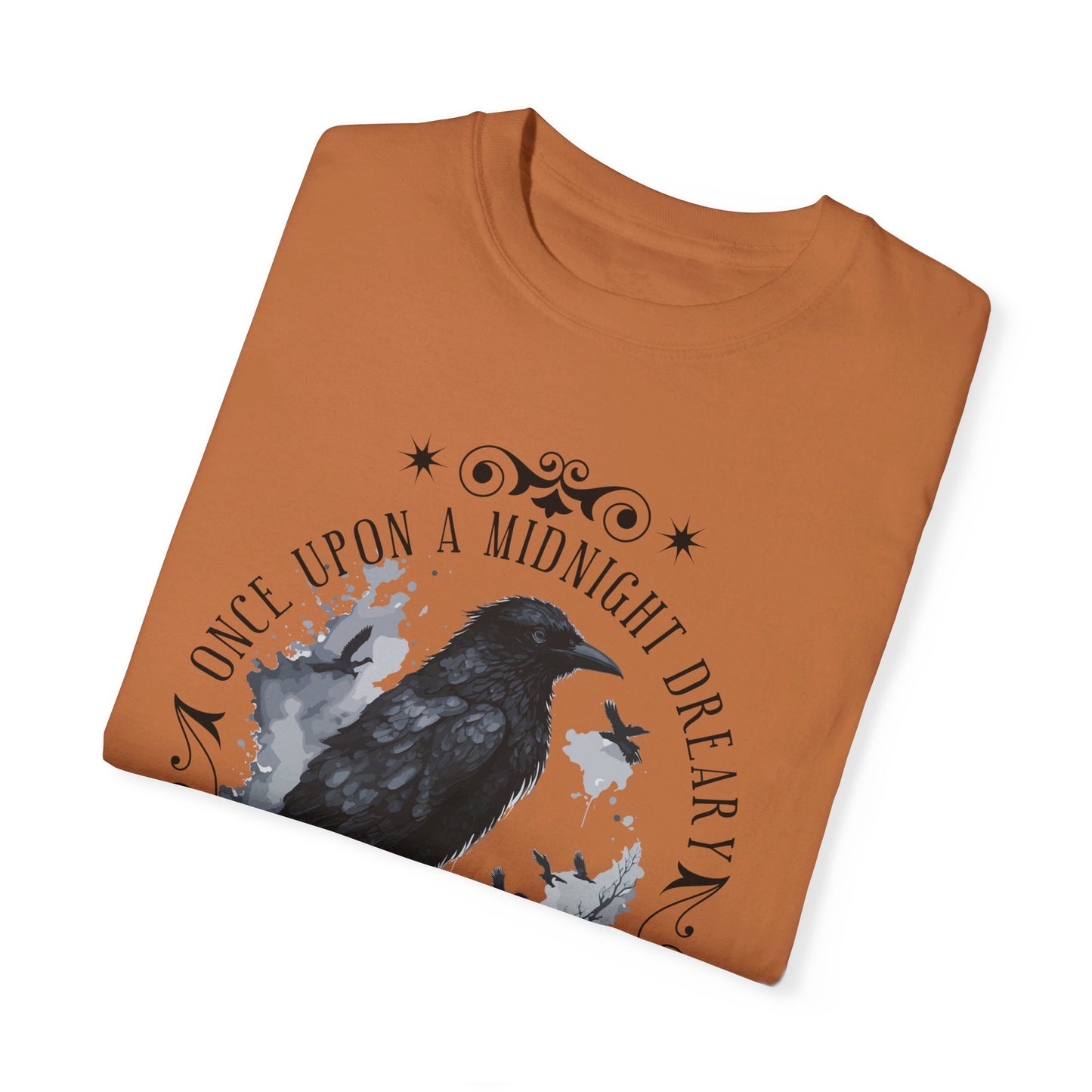 Edgar Allan Poe Shirt, The Raven Nevermore Poet, Poetry Lover Tee, Book, Reading Lover Shirt, Gothic, Light Academia Gifts, Comfort Colours T-Shirt Printify