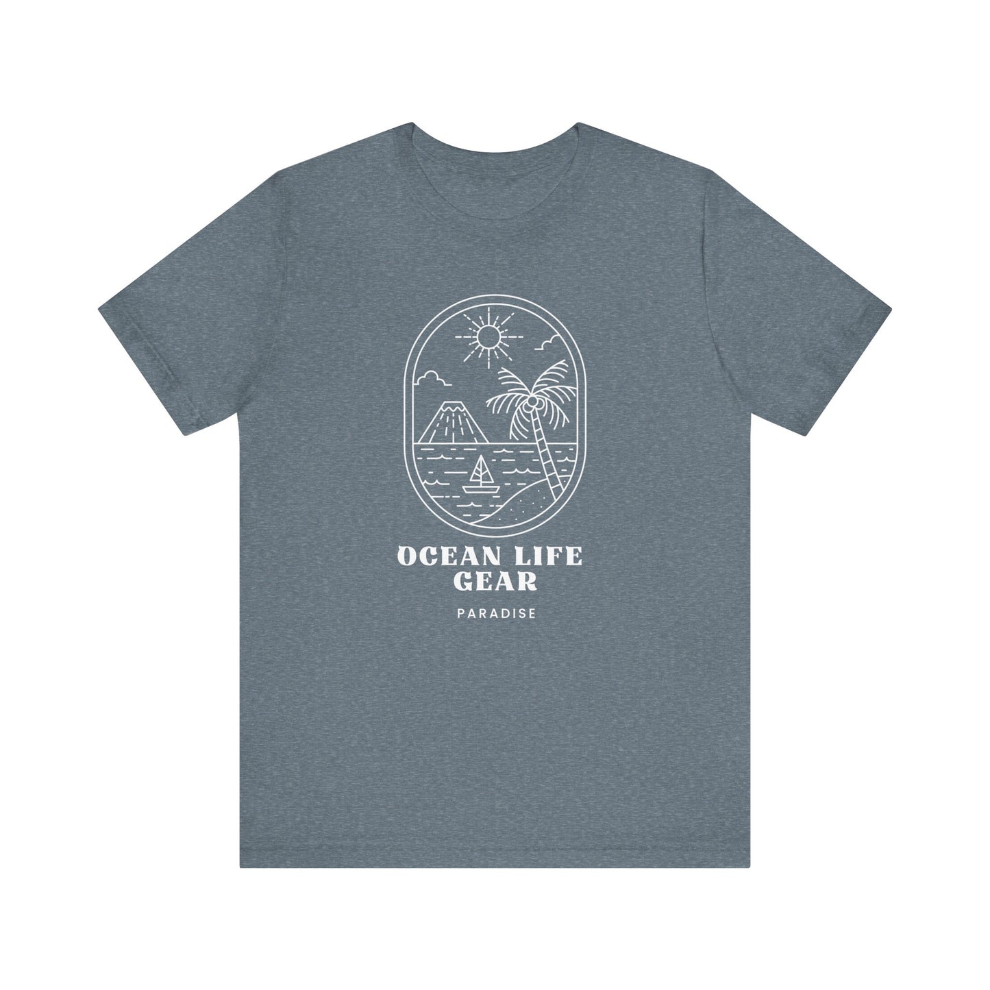 Scuba Diving Gift, Snorkel Tee, Scuba Diving Shirt, Scuba Diver Gift, Ocean Lover TShirt, Gifts For Snorkeler Scuba Divers, Ocean Life T-Shirt Printify Heather Slate XS