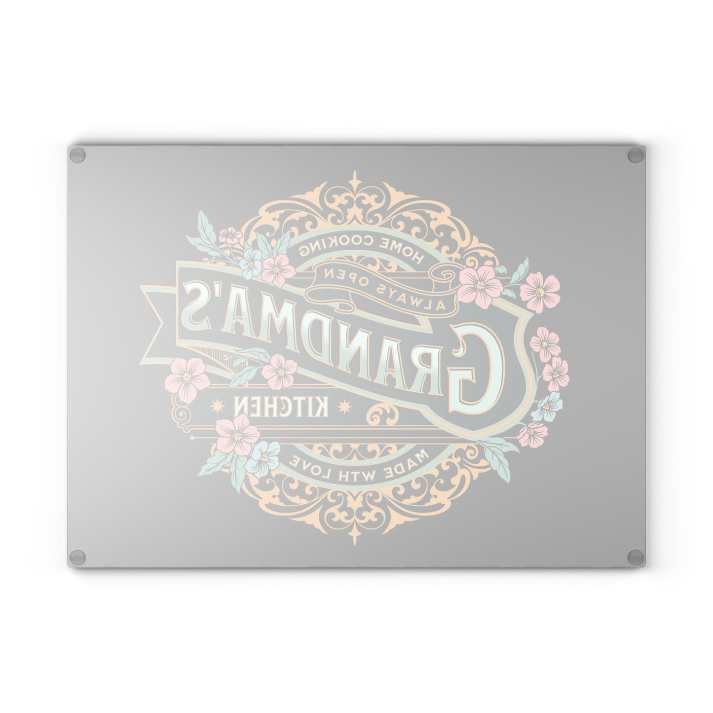 Charcuterie Board, House Warming Gift, Tempered Glass Cutting, Chopping or Serving Board, Wedding, Realtor, Shower, Host, Chef, Holi Home Decor Printify