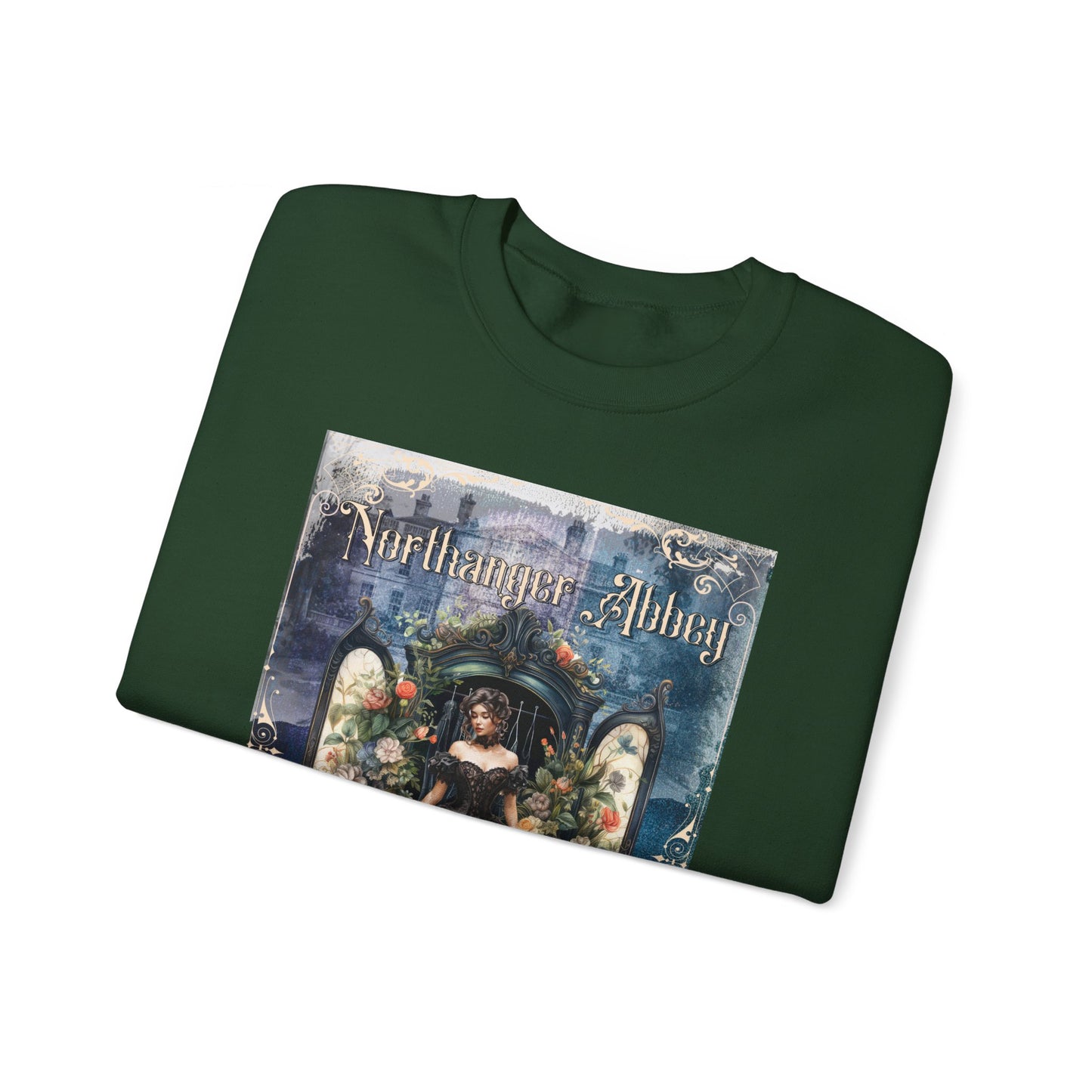 Jane Austen Sweatshirt, Northanger Abbey Historical Romance Sweater, Bookish Literary Jane Austen Fan Art Gift, Gift for Her, Bookclub Shirt Sweatshirt Printify