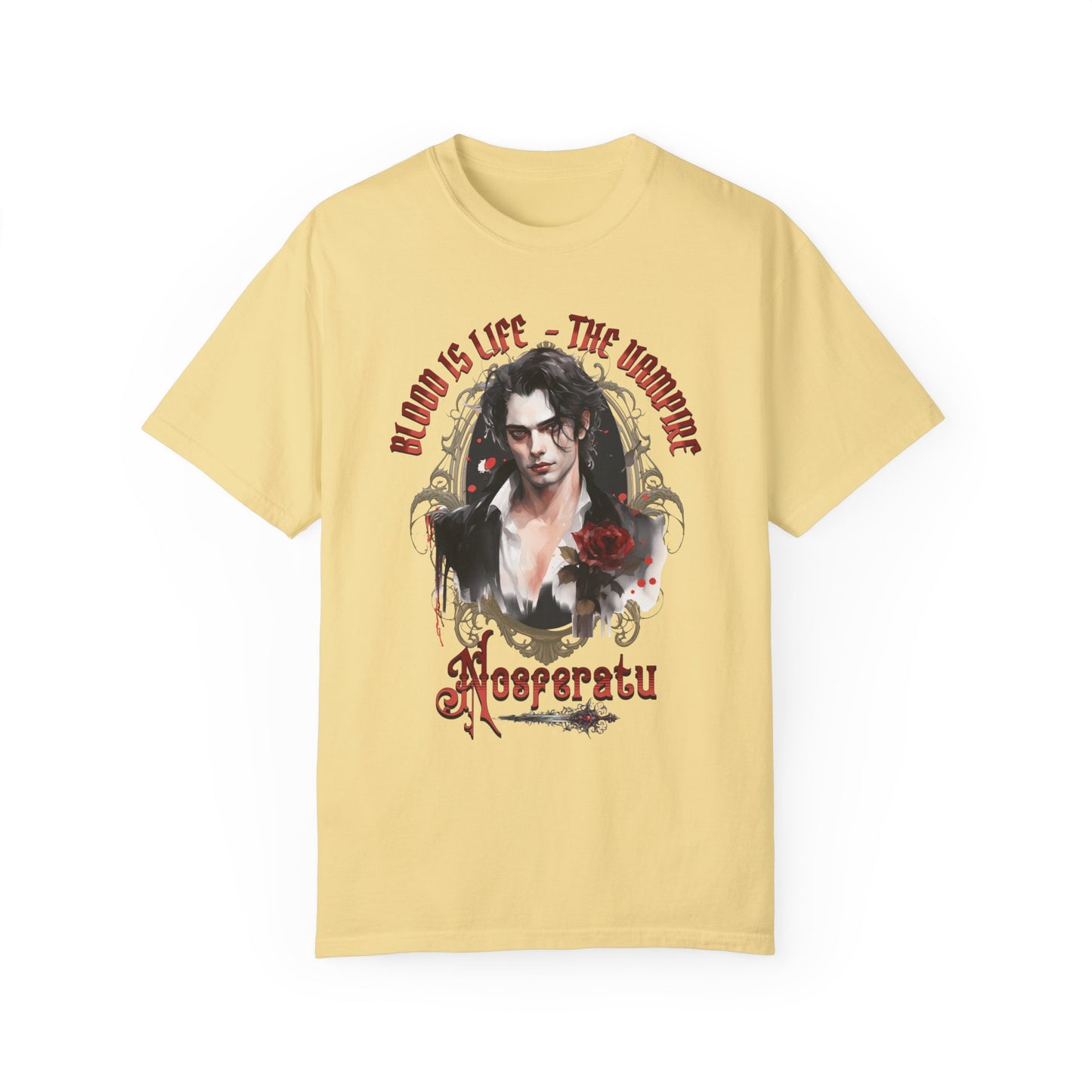 Vampire Nosferatu TShirt Dark Romance Gift For Vampire Lovers Mystic Falls Shirt Halloween Gift For Her Party Paranormal Romance Reader Gift T-Shirt Printify