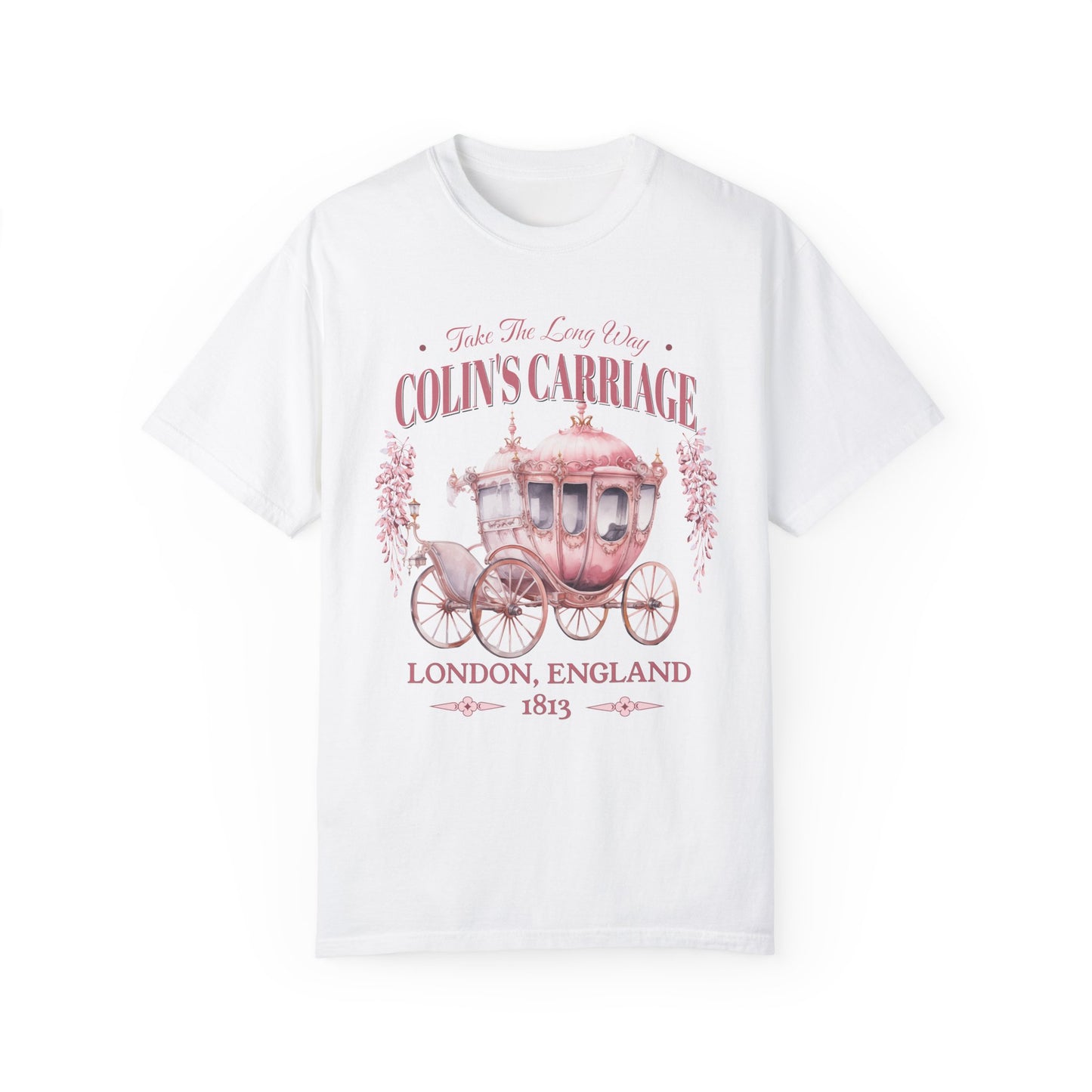 Colins Carriage Club Shirt Regency England Ton Society Gift For Book Lover Fan Historical Drama Penelope Romance Reader Gift Bookclub Gift T-Shirt Printify White S