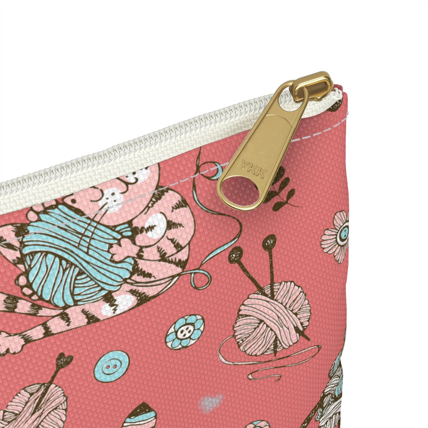 Crochet, Knitting or Crafting Accessory Pouch, Crochet Gift, Knitting Gift, Craft Organization or Storage Bag or Pouch. Bags Printify